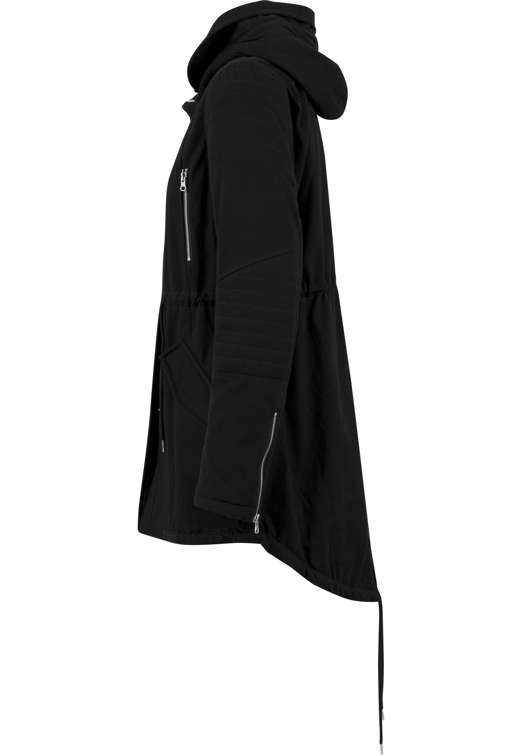 URBAN CLASSICS Parka »Urban Classics Damen Ladies Sherpa Lined Cotton Parka« 1 Stk. tlg. mit Kapuze