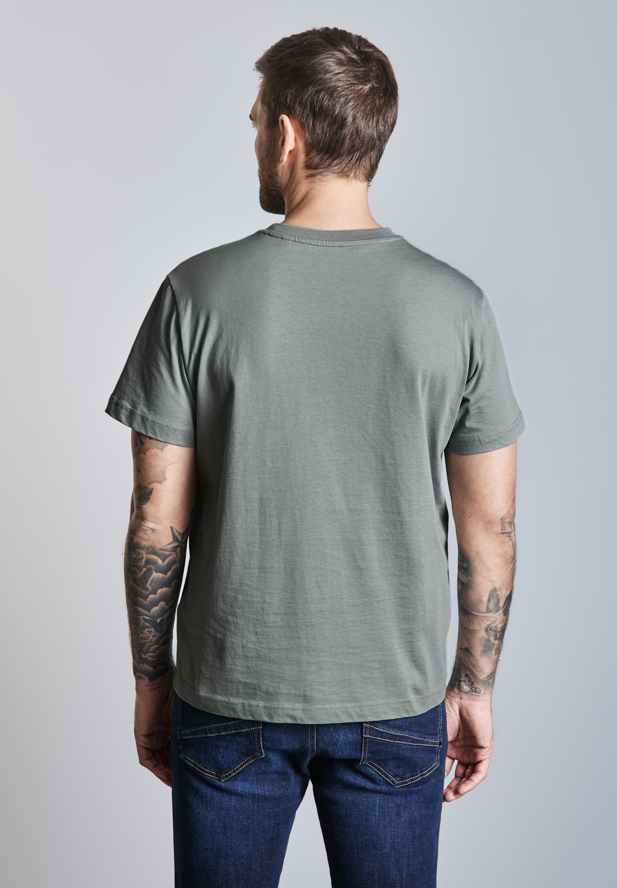 STREET ONE MEN T-Shirt, Rundhalsausschnitt