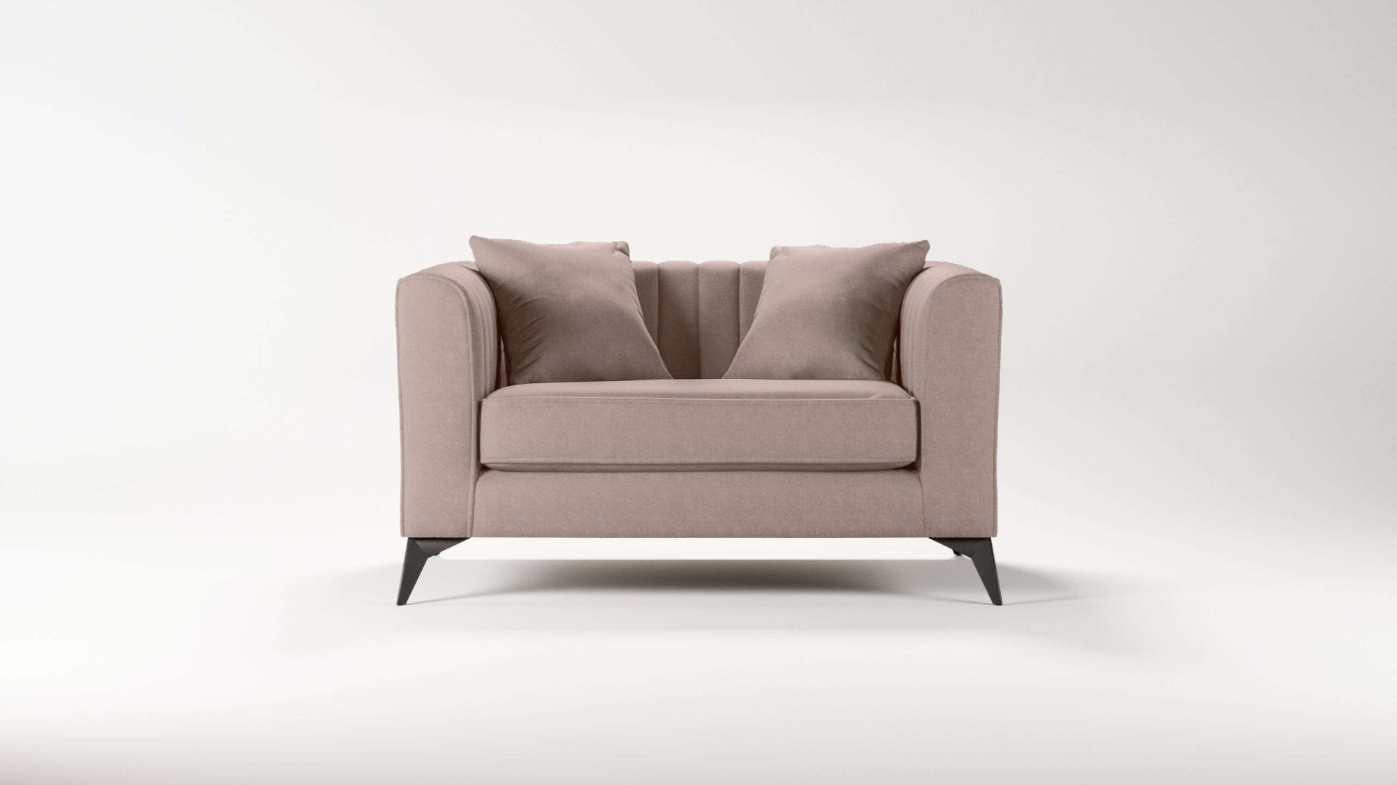 Home affaire Loveseat "MATTHEW Loungesessel, Maße B/T/H: 130/86/74 cm" incl günstig online kaufen