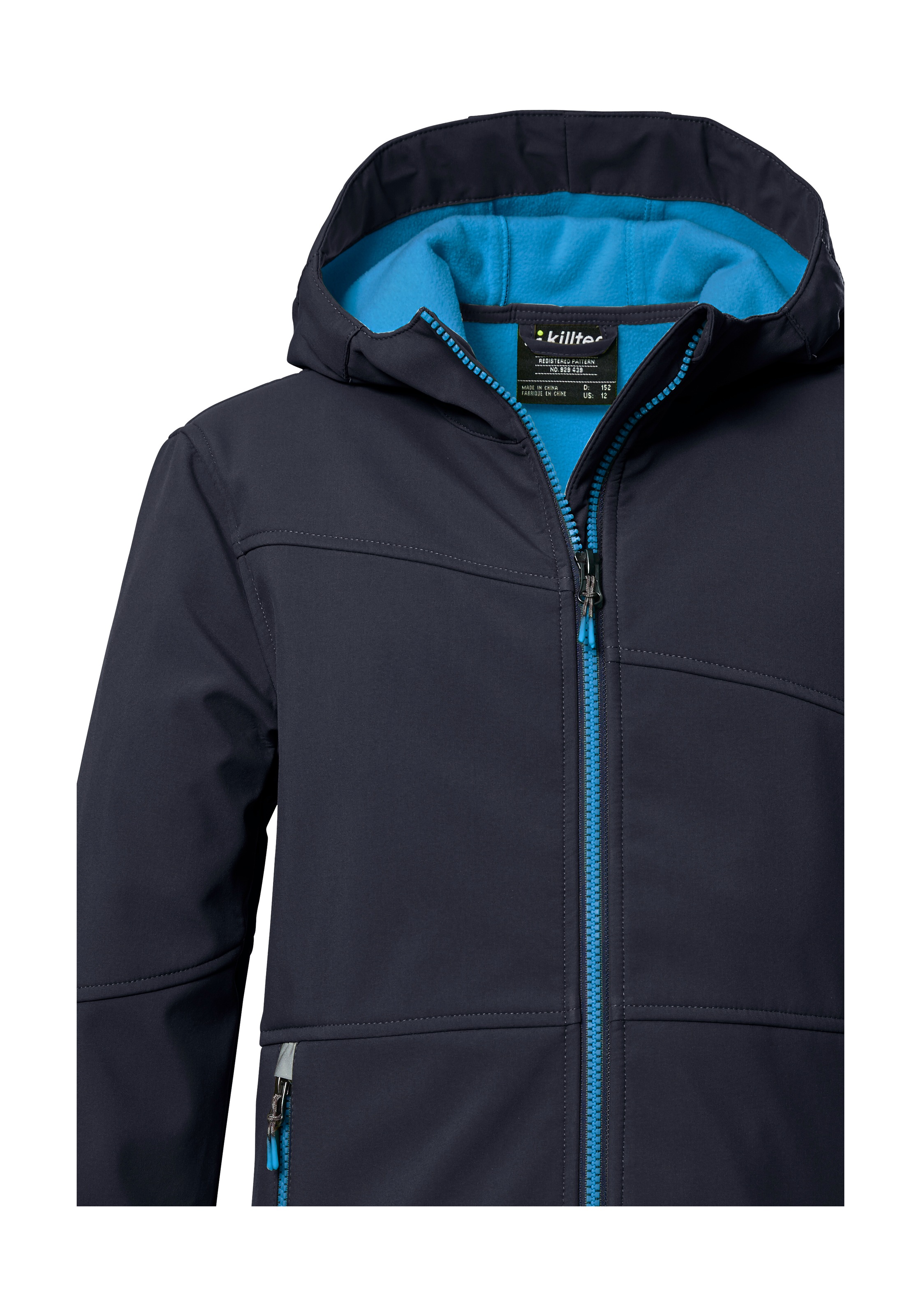 Killtec Softshelljacke »KOS 321 BYS SFTSHLL JCKT« Wind- und wasserabweisende Softshelljacke mit verstellbaren Details