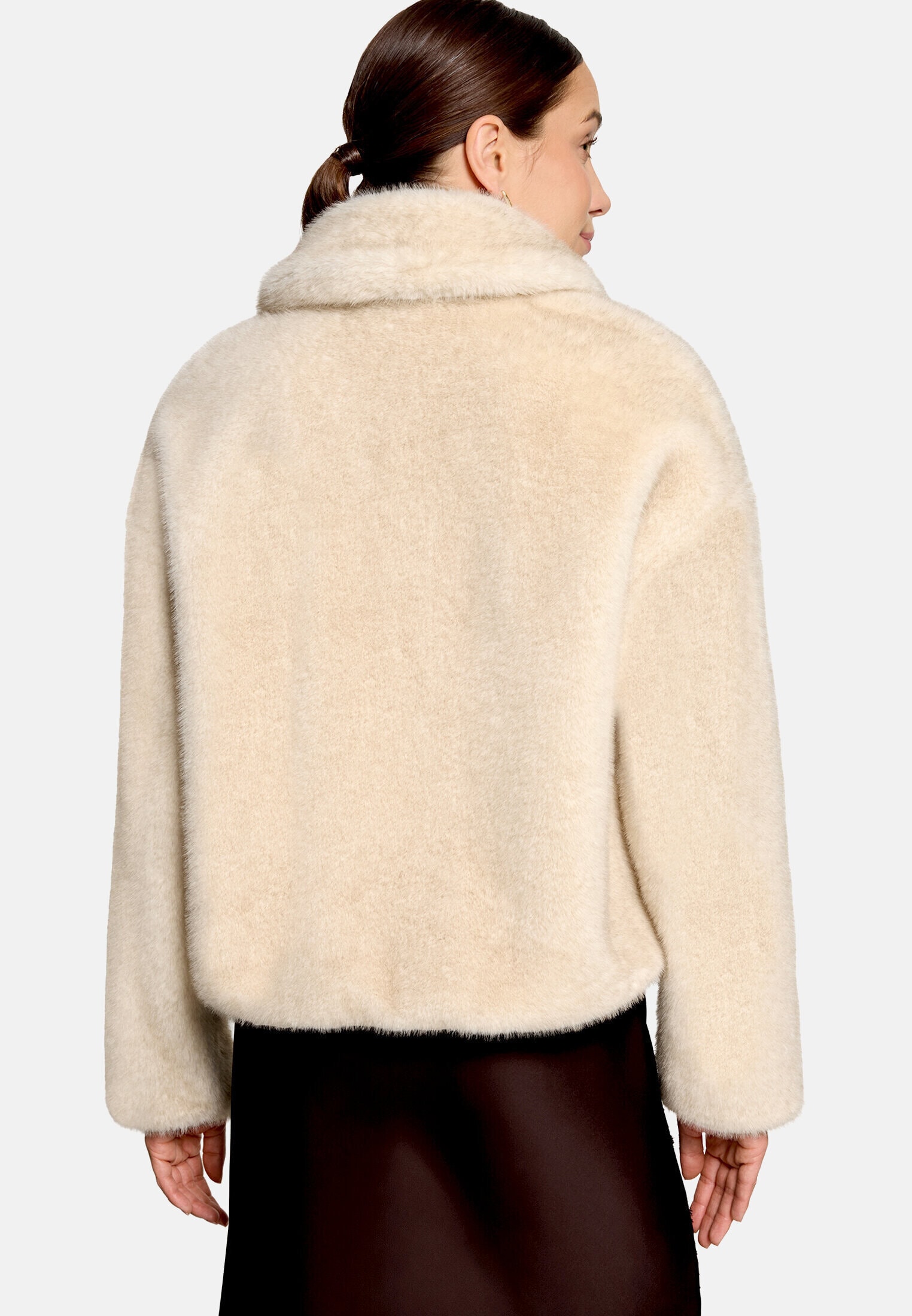 Zero Plüschjacke »Damen mit Reißverschluss«