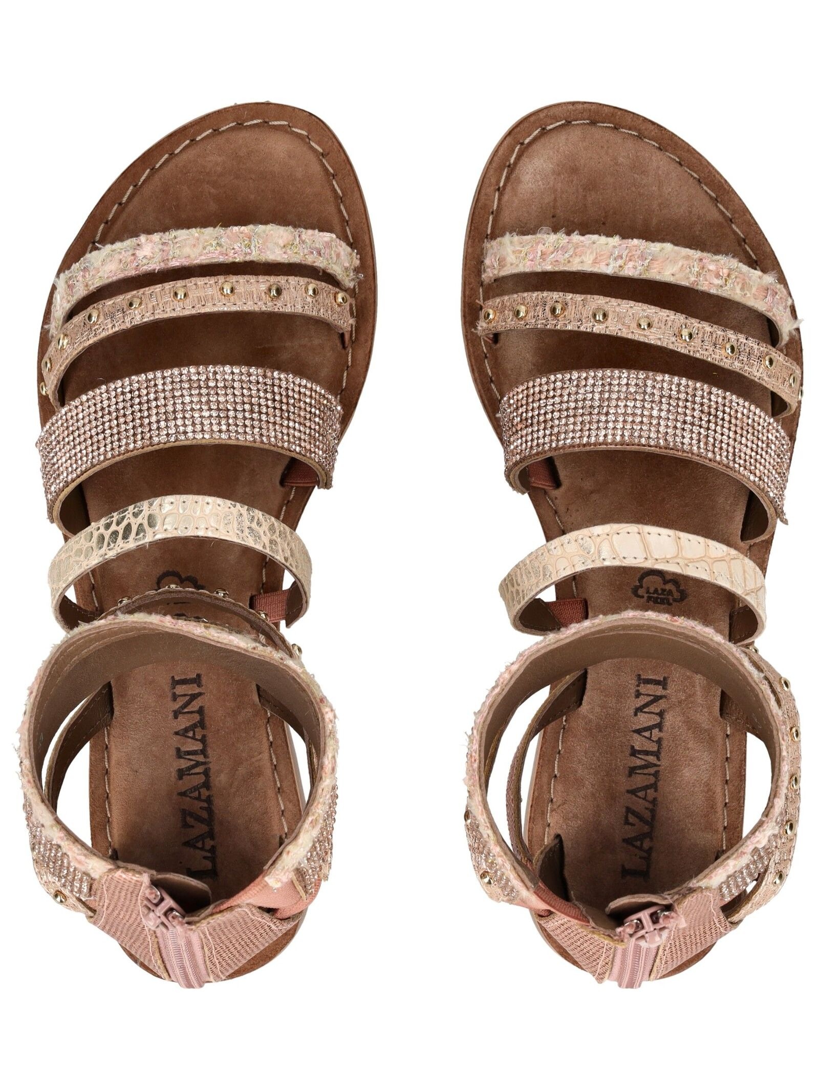 Lazamani Schaftsandalette »Lazamani Sandalen Leder«