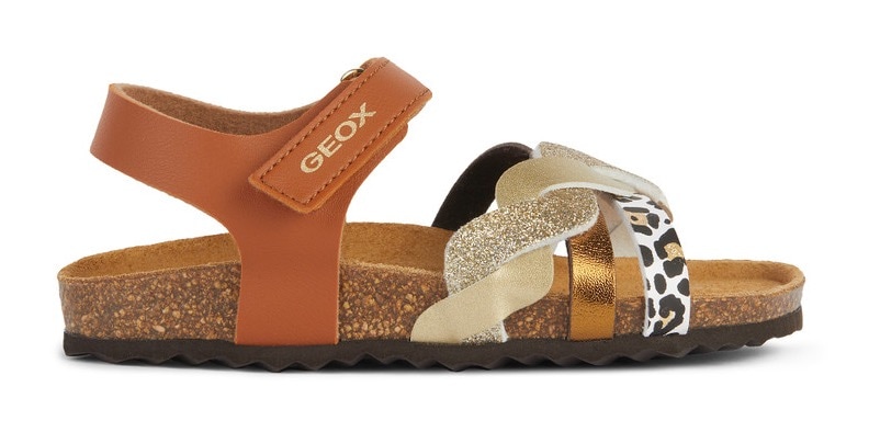 Geox Sandale »J ADRIEL GIRL B«, Sommerschuh, Klettschuh, Sandalette, mit Klettverschluss