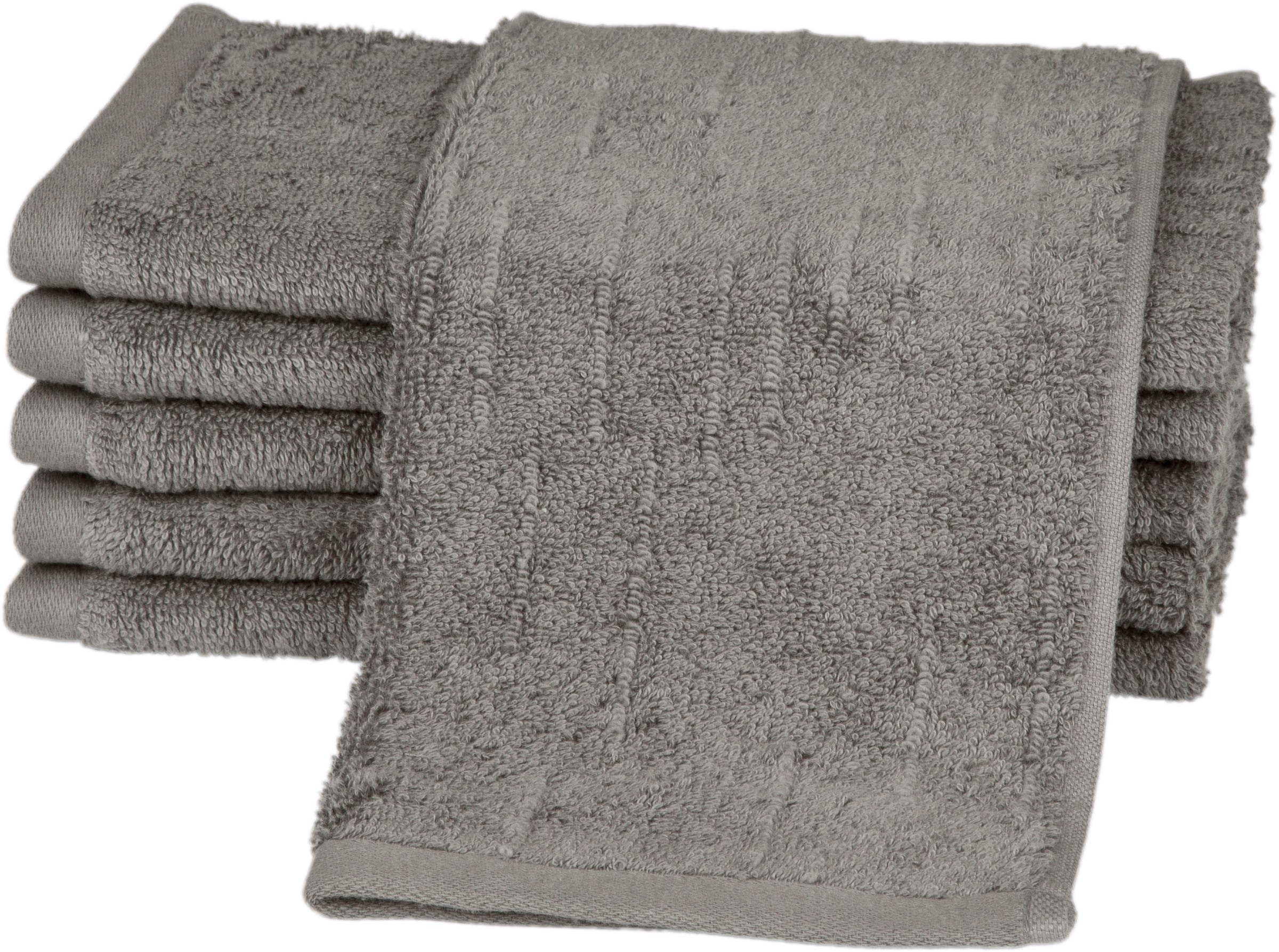 Gästehandtuch ROSS, B:30cm L:50cm, grau, Frottier, Obermaterial: 100% Baumwolle, Handtücher, "Premium", 100% Baumwolle