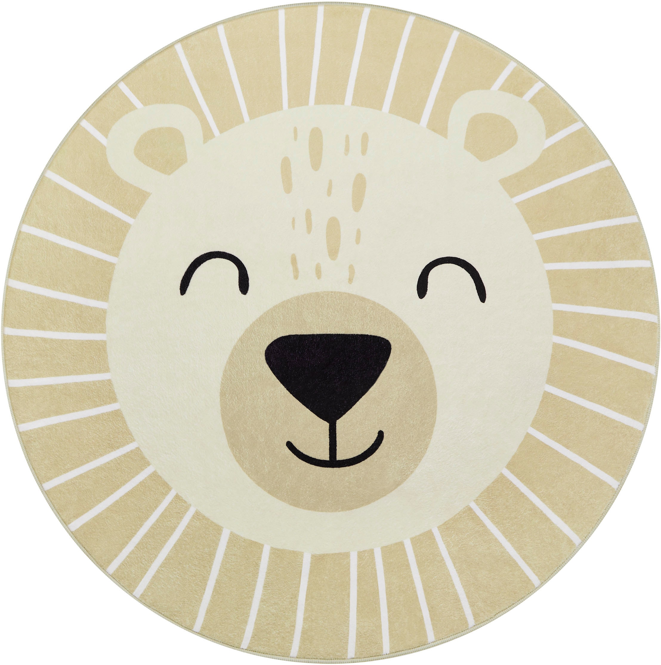 Paco Home Kinderteppich "Tosbik 481" rund 12 mm Höhe Spielteppich, Kurzflor günstig online kaufen