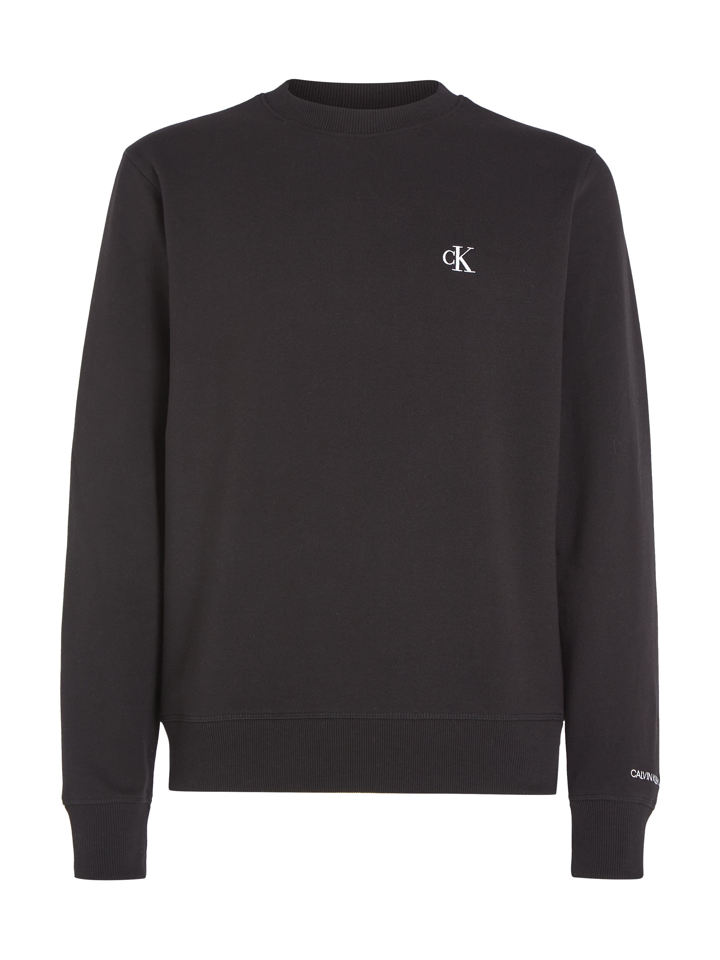 Calvin Klein Jeans Sweatshirt »CK ESSENTIAL REG CN«, mit Logoschriftzug auf dem Arm