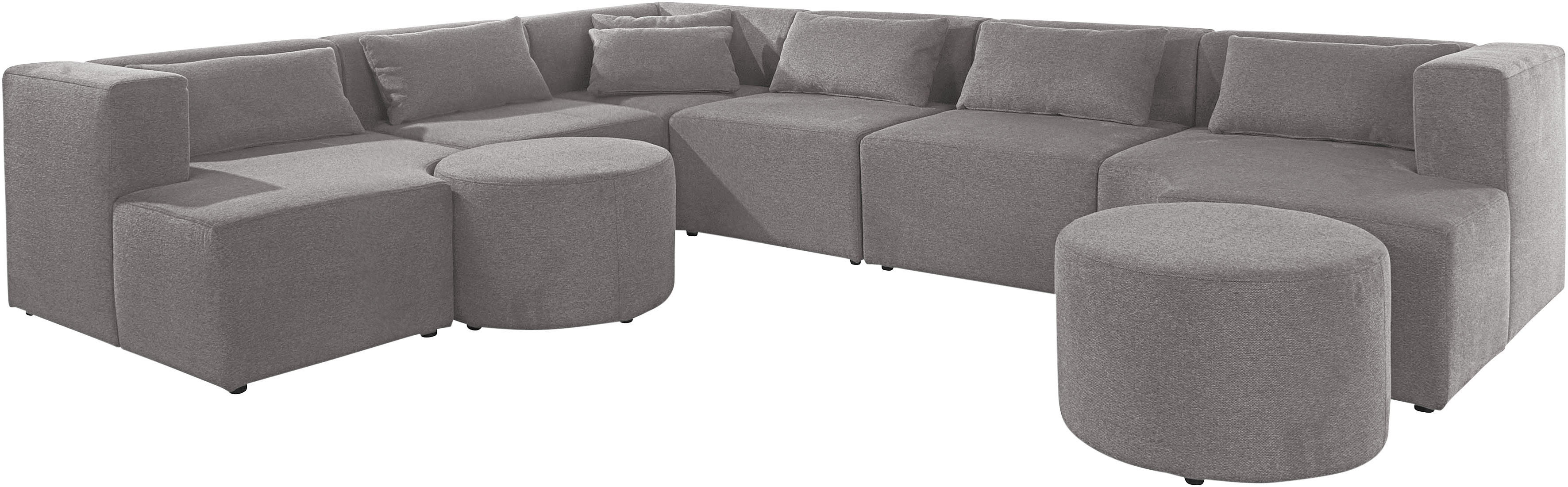 Thumbnail - Leonique Ecksofa "Alexane L-Form", zusammengesetzt aus Modulen, in vielen Bezugsqualitäten und Farben