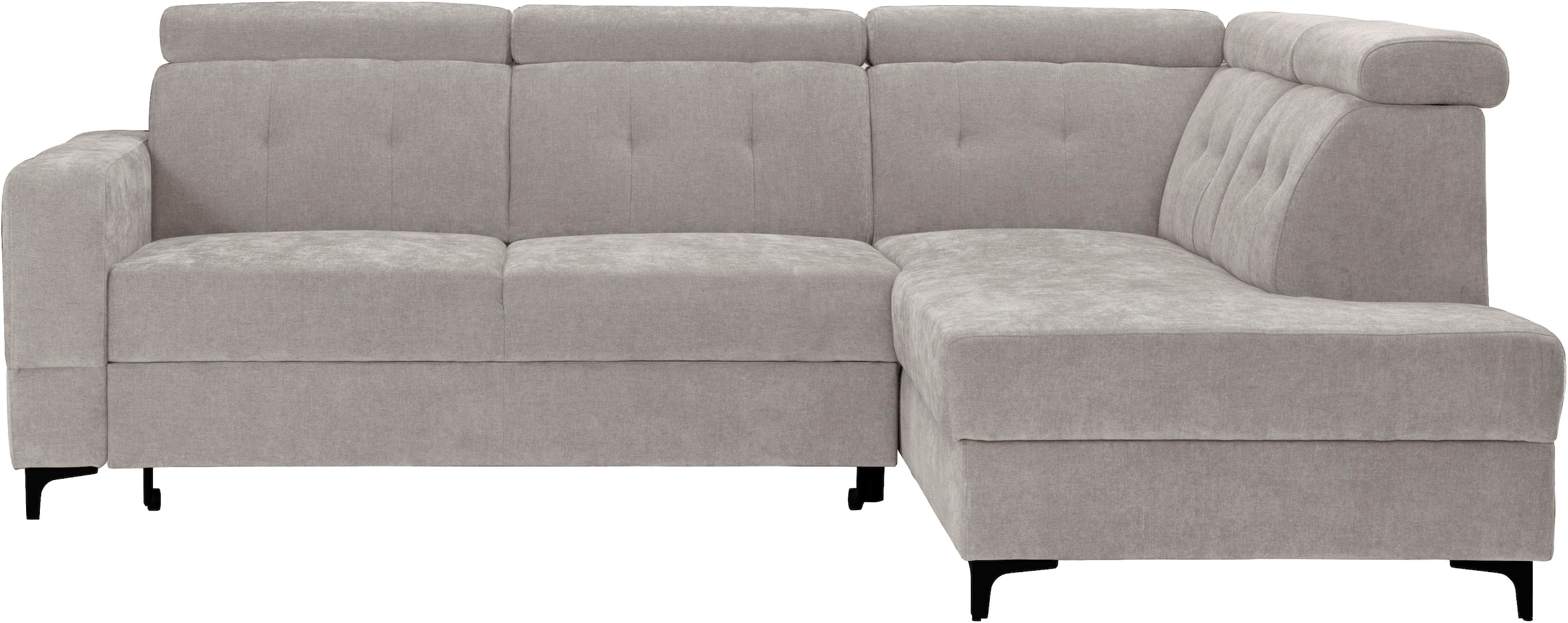 exxpo - sofa fashion Ecksofa "Monte, Kopfteile verstellbar, optional mit Be günstig online kaufen