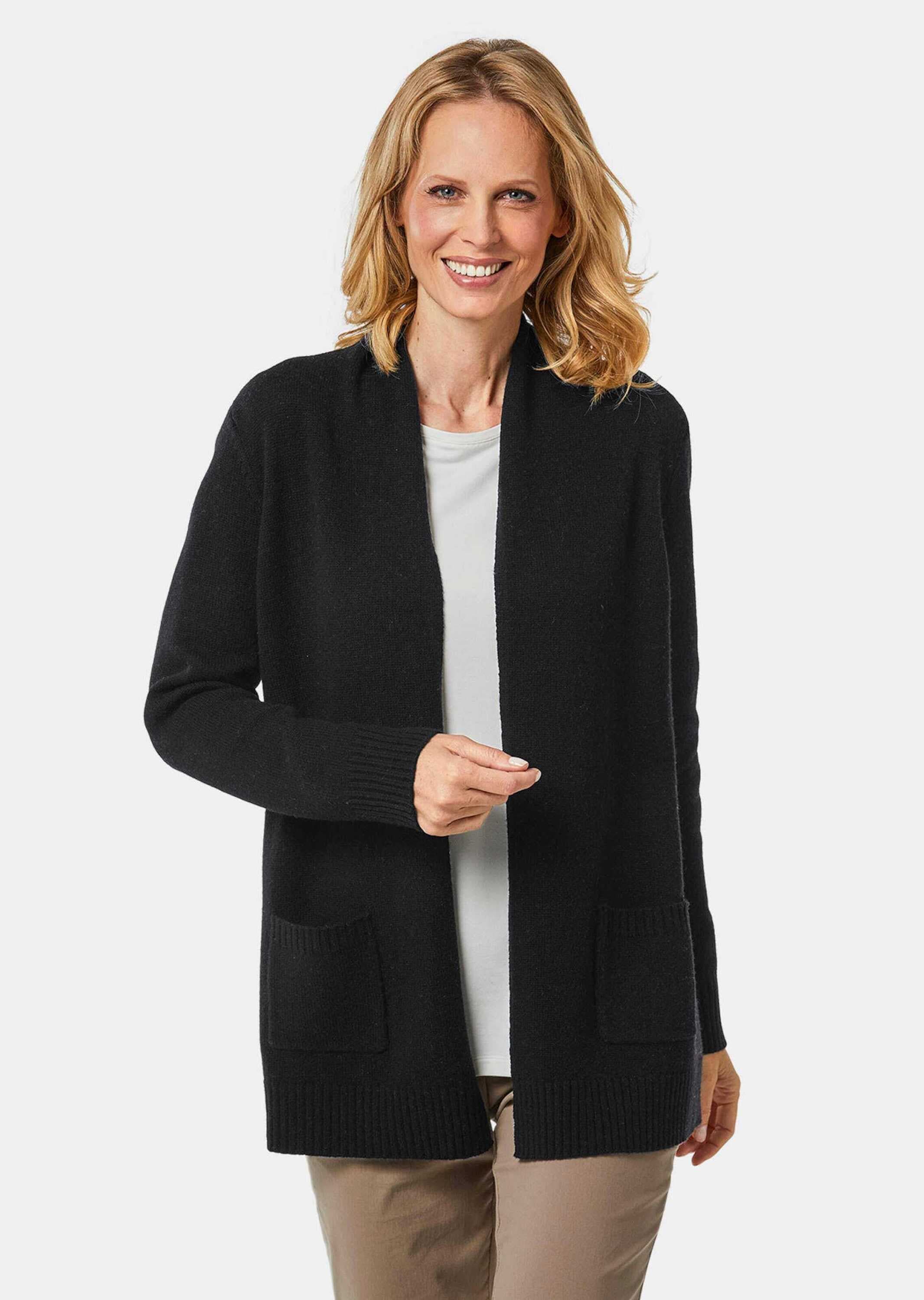GOLDNER Strickjacke »Strickjacke Strickjacke aus Merinowolle«