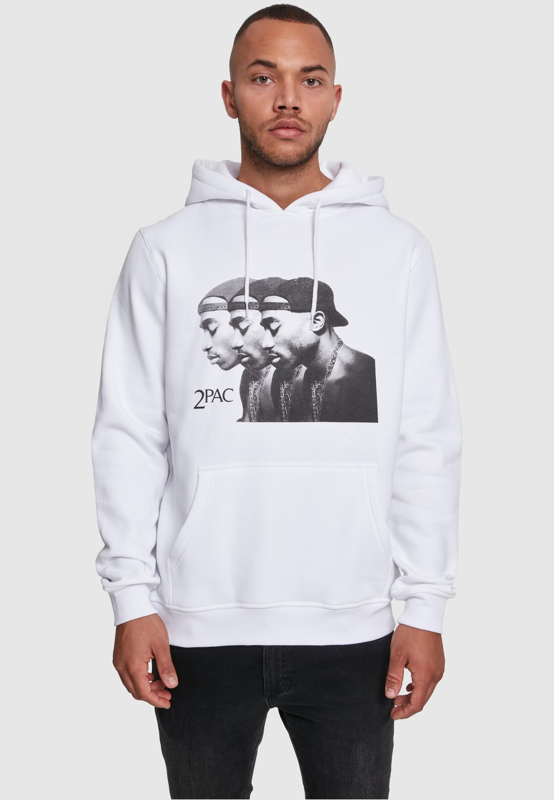 MisterTee Kapuzensweatshirt »MisterTee Herren 2Pac Faces Hoody«, (1 tlg.)