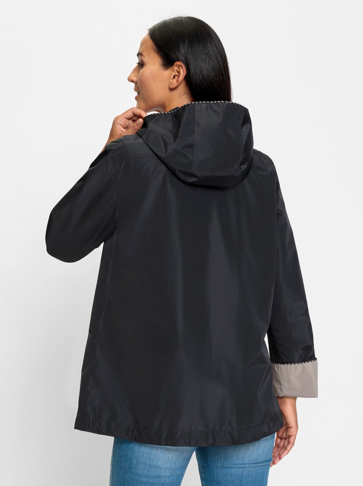 heine Langjacke, mit Kapuze