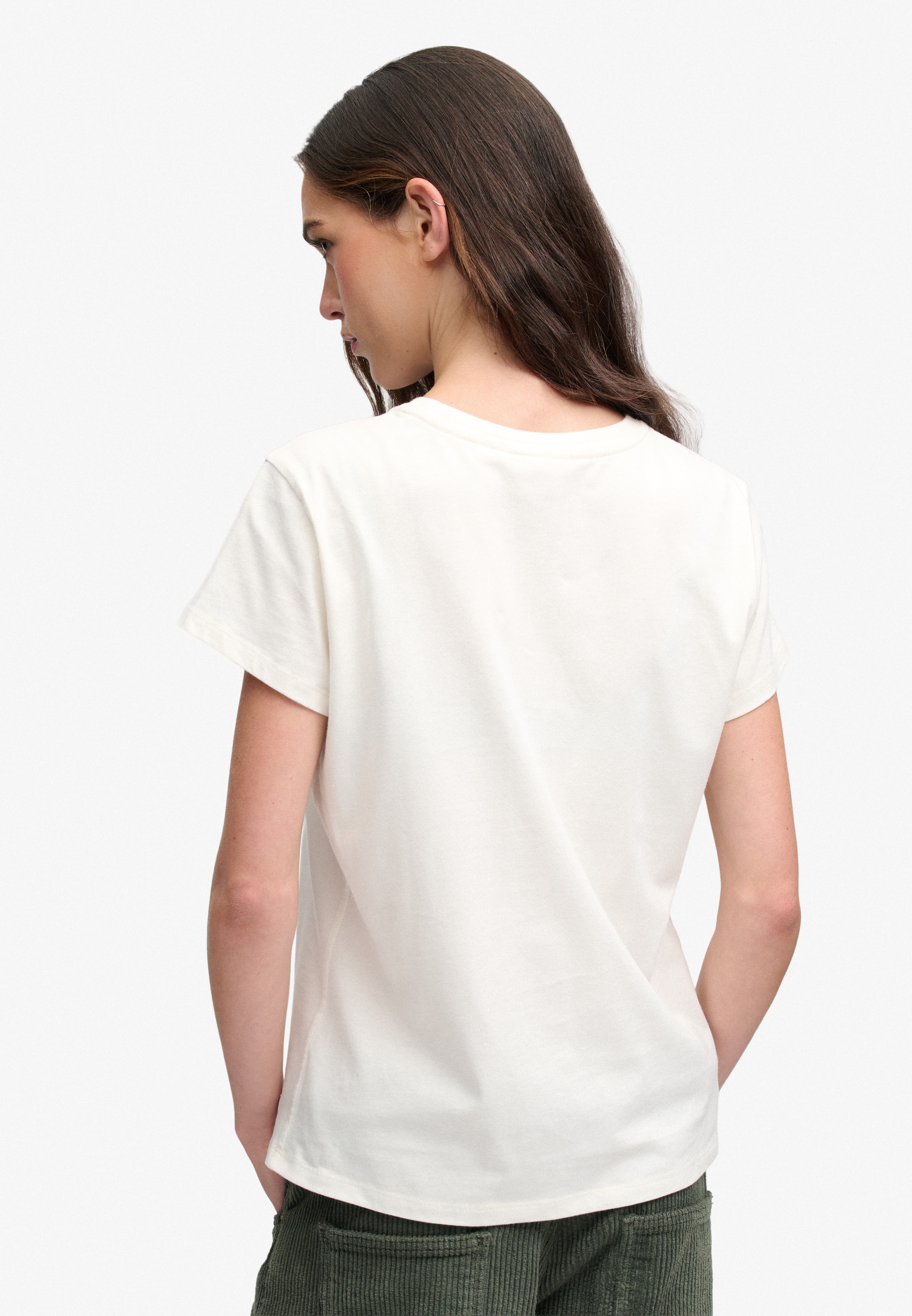 Superdry Print-Shirt »LUXE CASUAL CLASSIC TEE« Baumwolle, slim fit