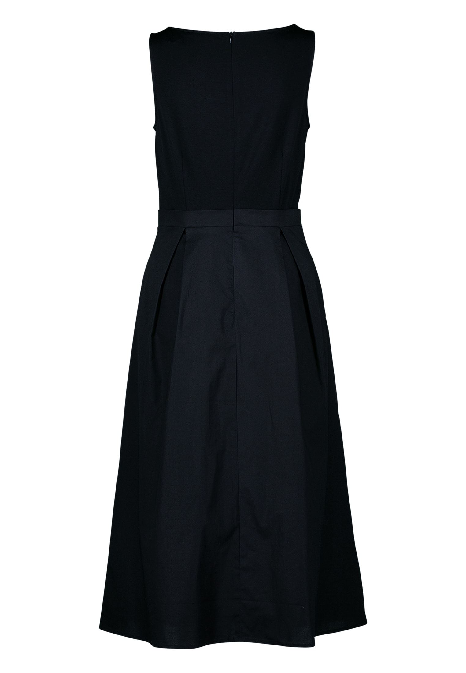 Zero Midikleid »zero Midikleid 2-in1-Optik ausgestellt«, Falten