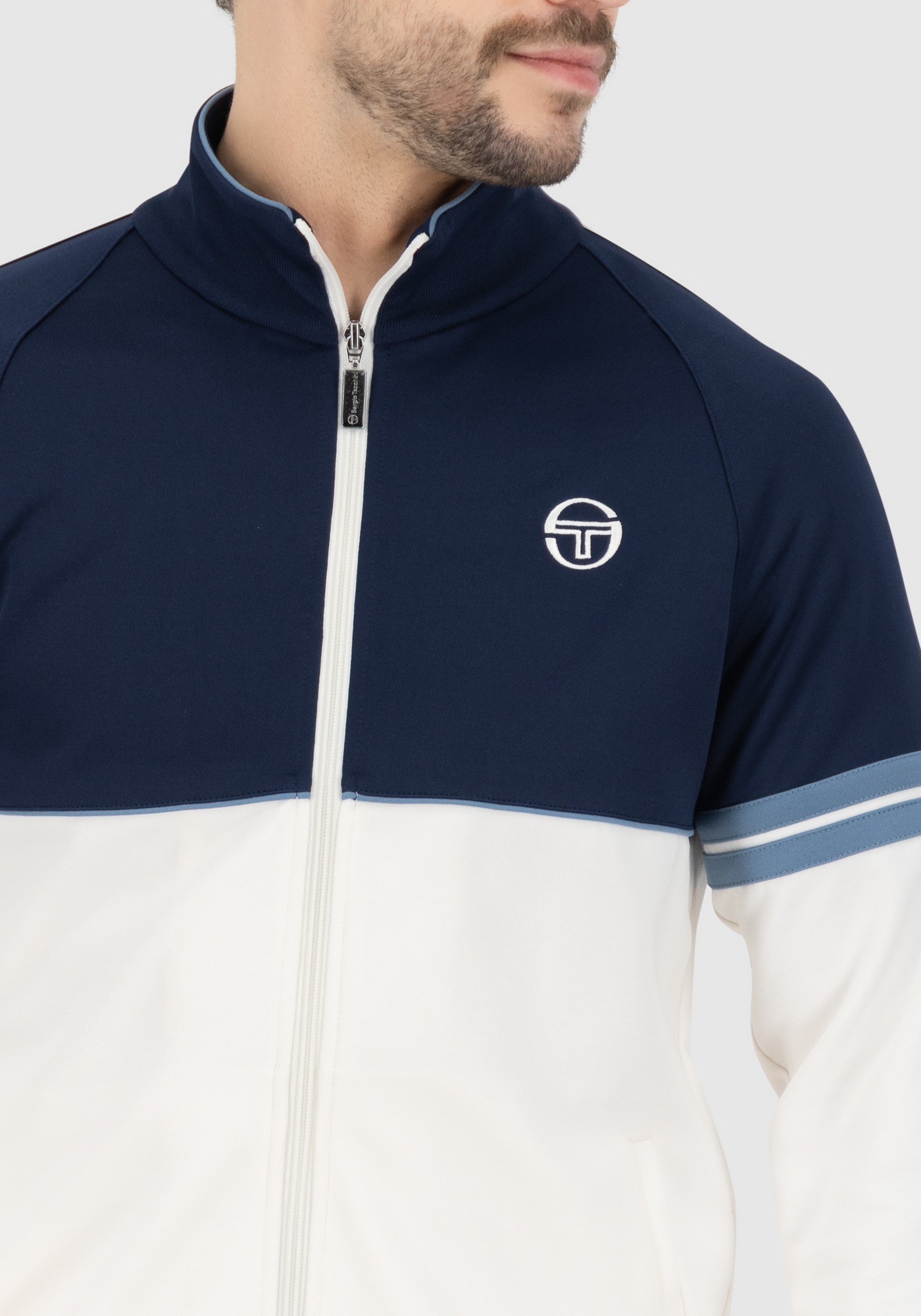 Sergio Tacchini Trainingsjacke »ORION TRACK TOP_ Herren«, ohne Kapuze, Trainingsjacke Herren, leichte Jacke, Retro, Sportjacke, Outdoor, Sale