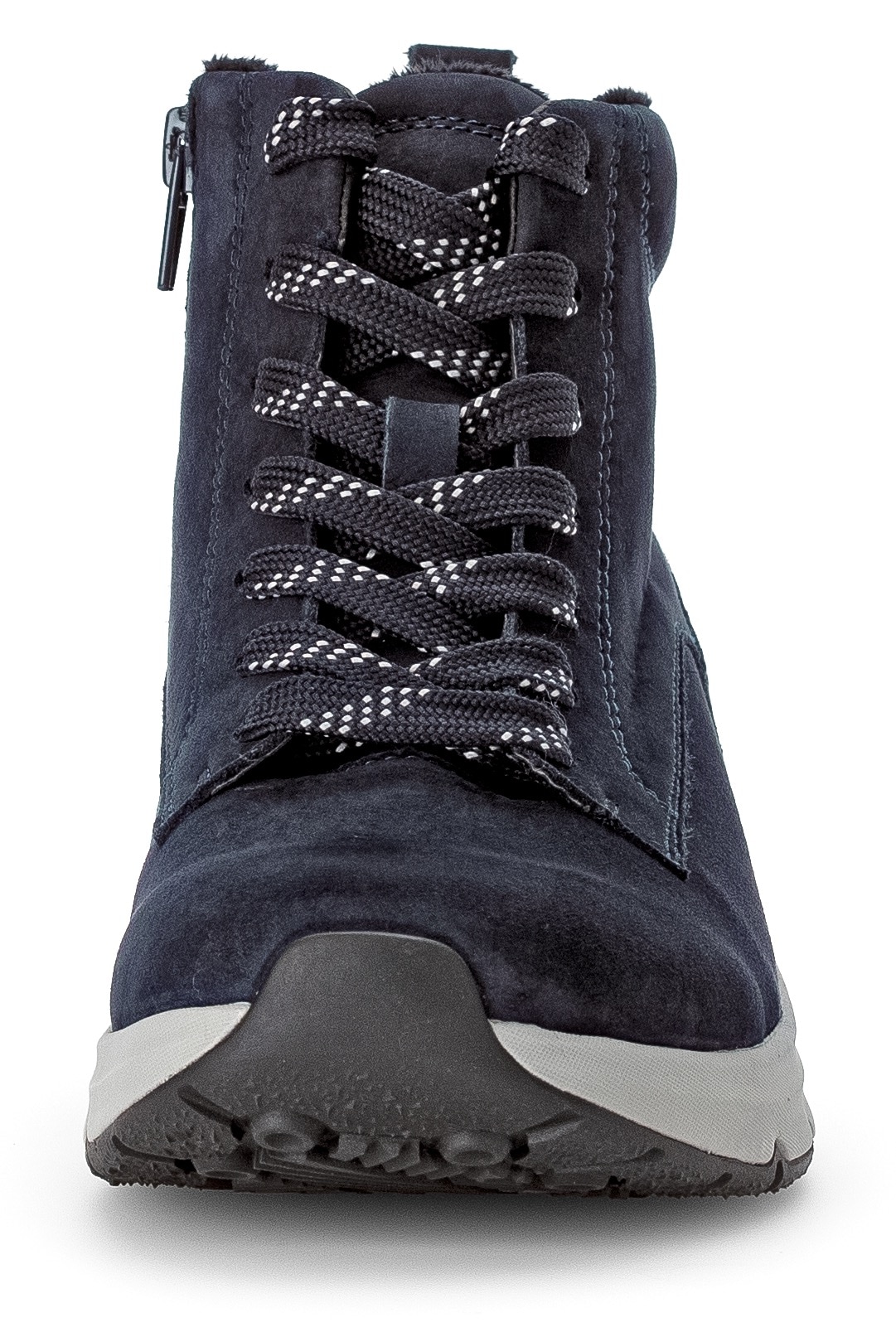 Gabor Rollingsoft Schnürboots, Keilabsatz, Freitzeitschuh, High-Top-Sneaker, Label an der Ferse