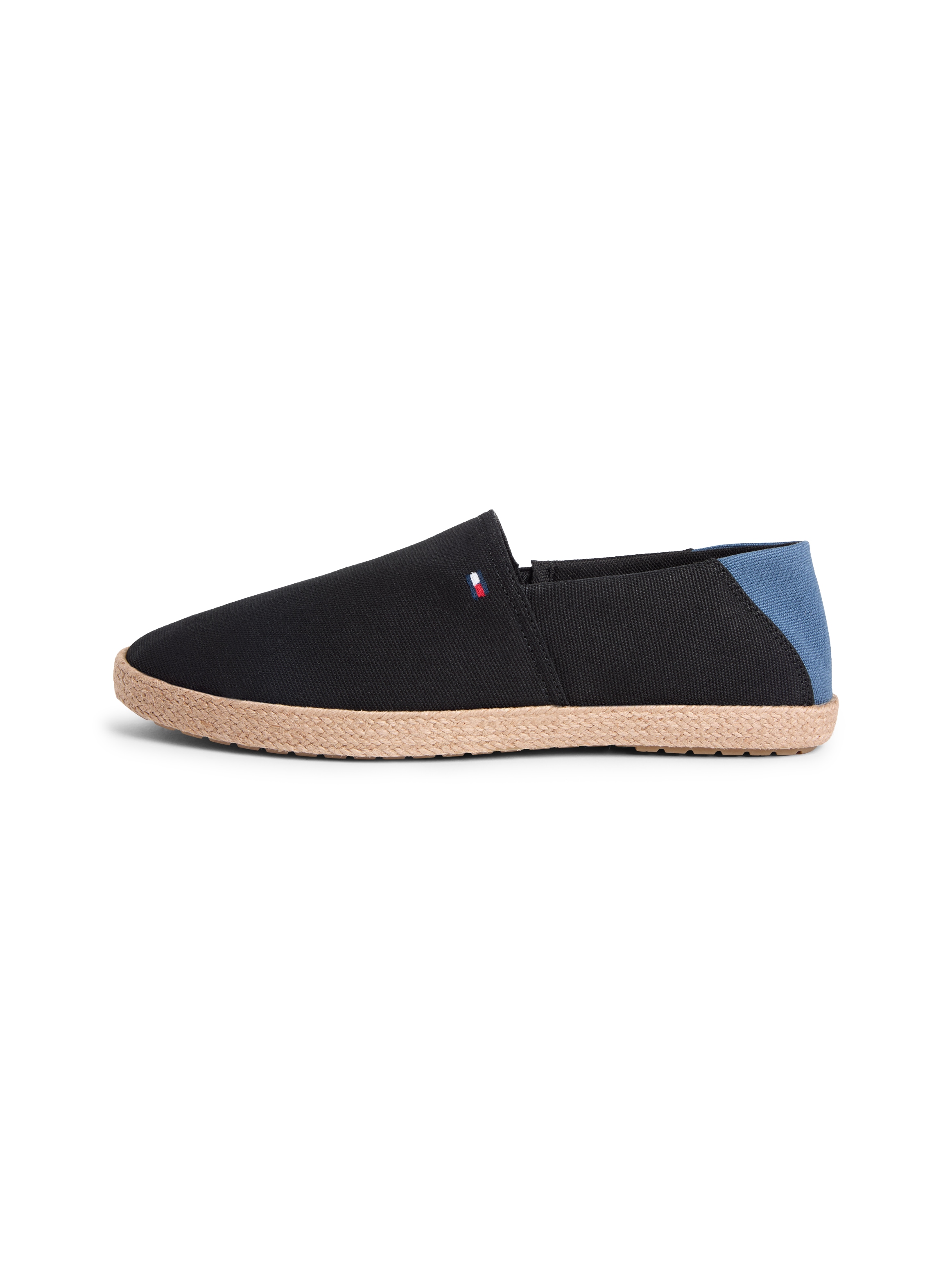 Tommy Hilfiger Espadrille »CORE HILFIGER ESPADRILLE TEXTILE«  Slipper, Schlupfschuh, Flats mit typischem Jutebezug