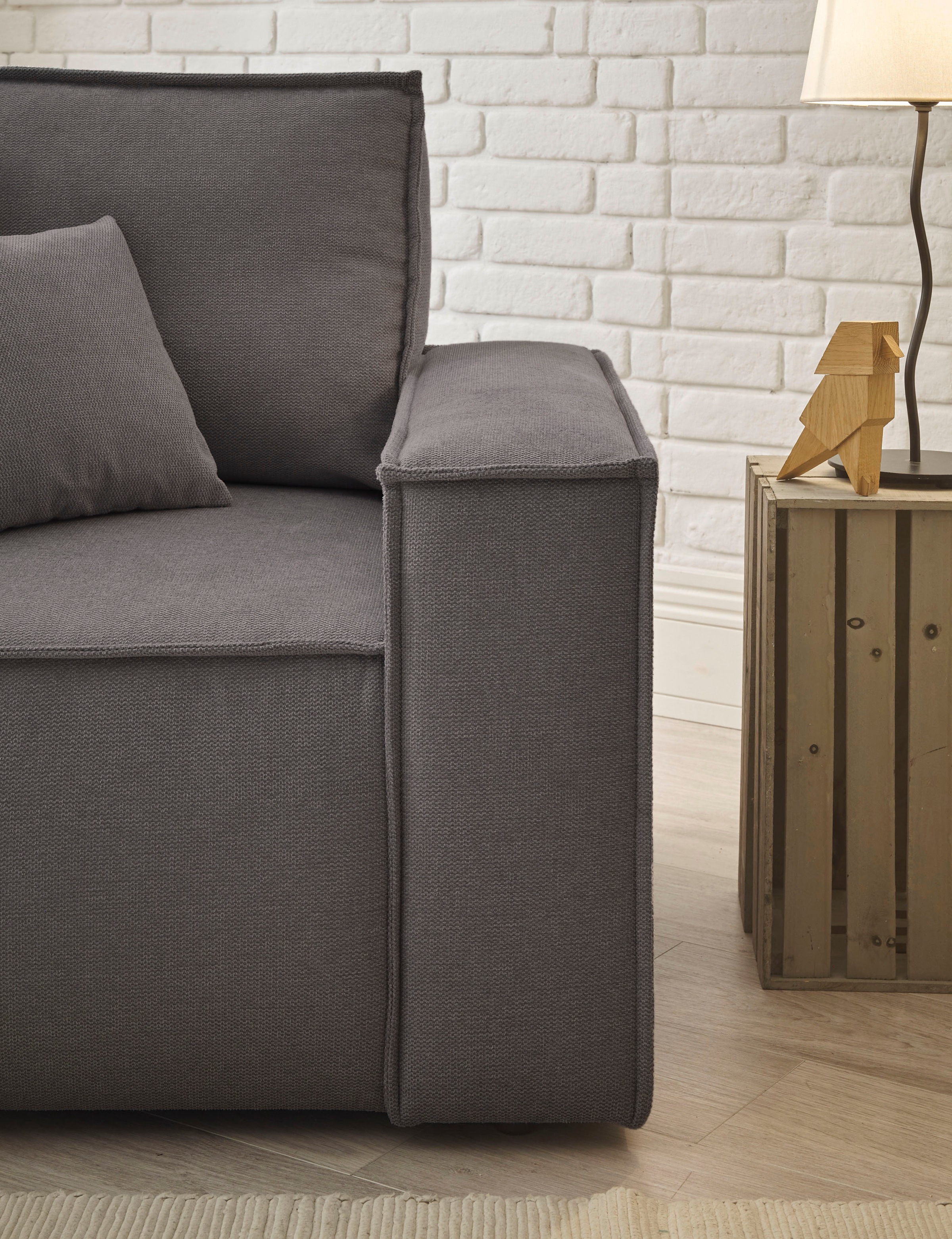 andas Loveseat »Finnley«, (2 St.), Loveseat und Hocker im Set, passend zur Polster-Serie Finnley