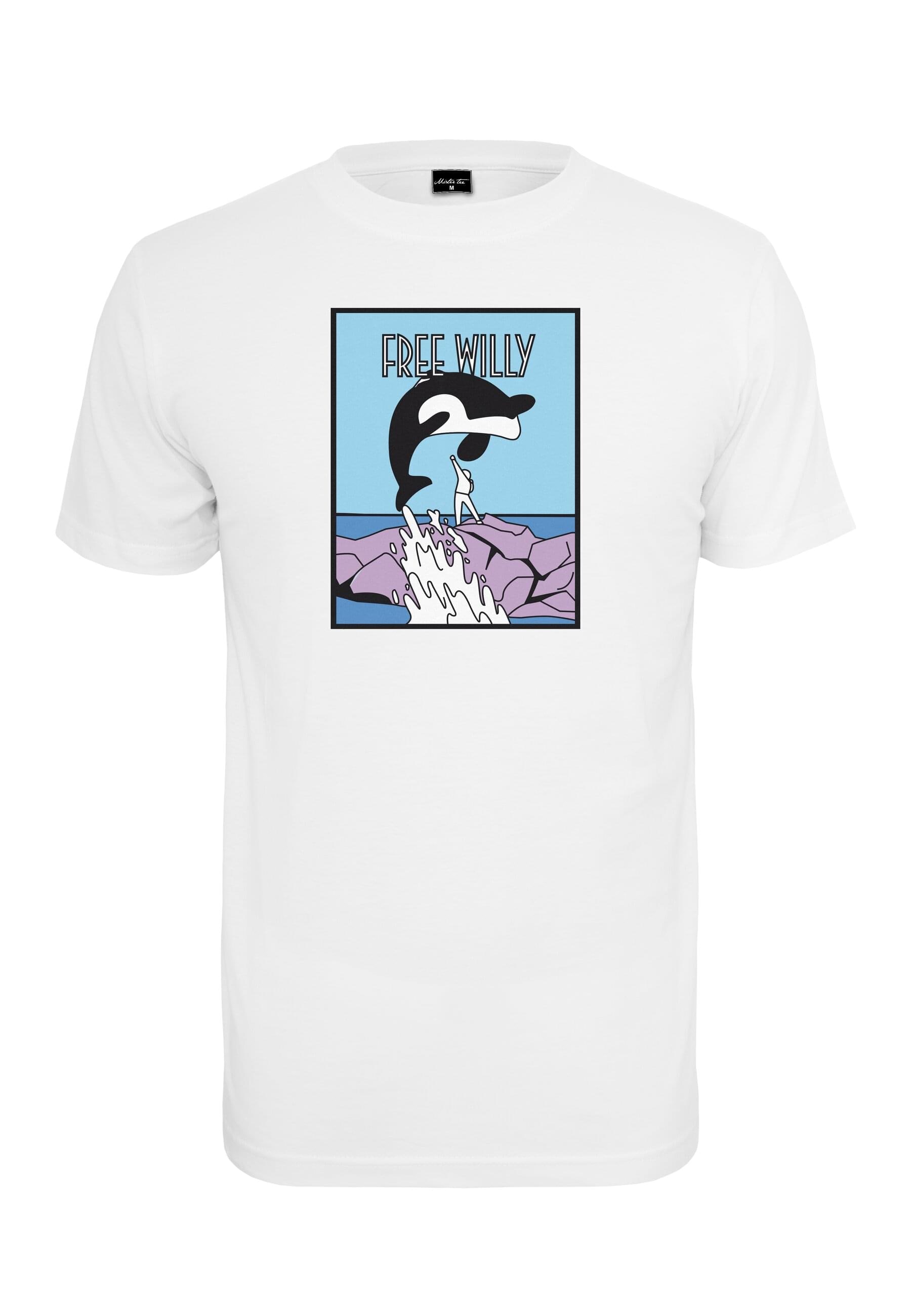 MisterTee T-Shirt »MisterTee Damen Ladies Free Willy Tee«, (1 tlg.)
