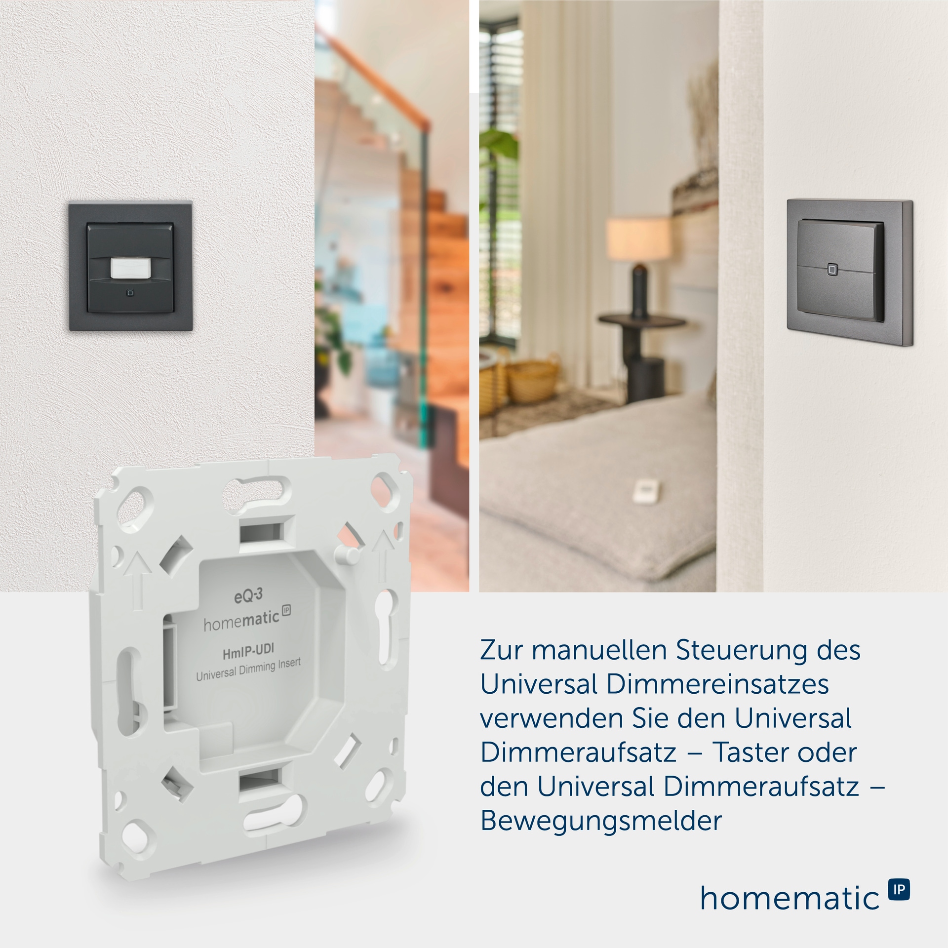 Homematic IP Smart-Home-Zubehör »Universal Dimmereinsatz«