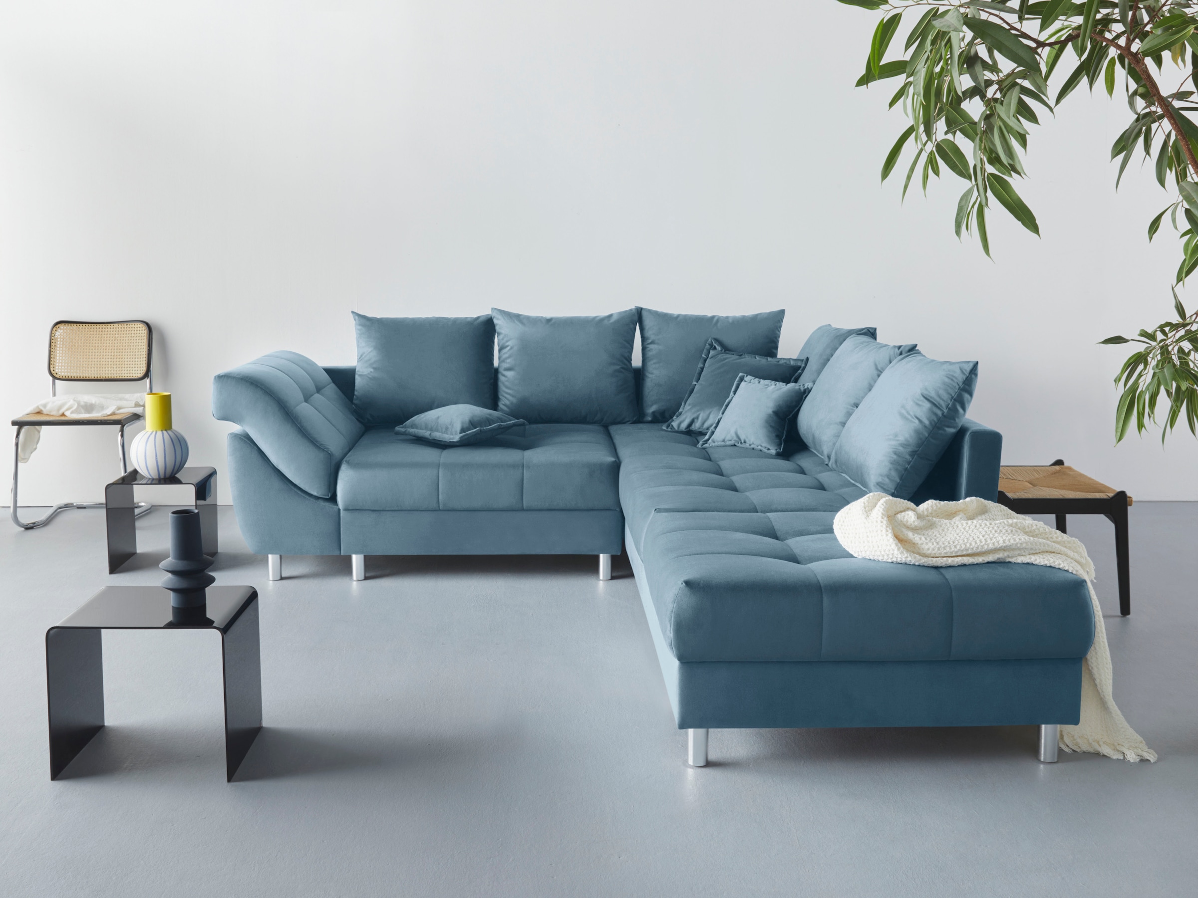 COLLECTION AB Ecksofa "(Spar-Set) Innsbruck L-Form und Hocker" Ecksofa und günstig online kaufen