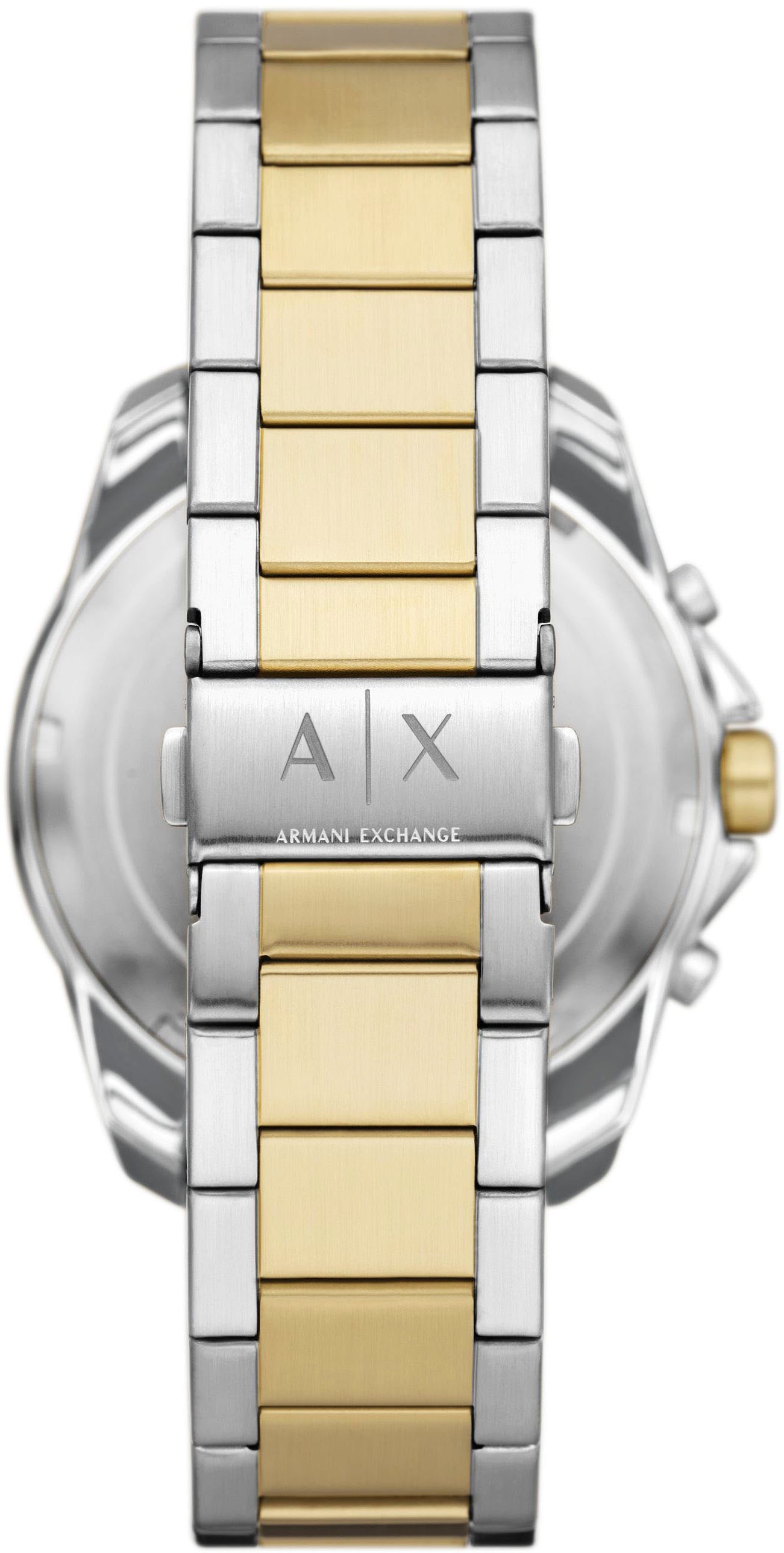 ARMANI EXCHANGE Chronograph, Quarzuhr, Armbanduhr, Herrenuhr, Edelstahlarmband, analog, Tag