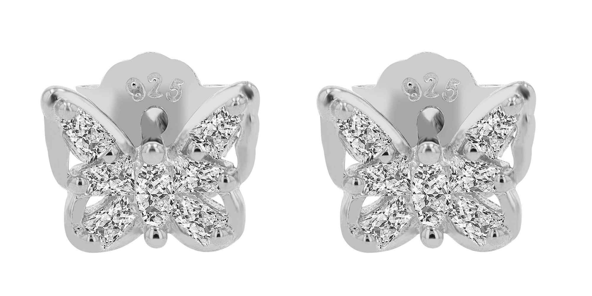 Adelia´s Paar Ohrhänger "Ohrringe – Ohrstecker aus 925 Silber" Ein Geschenk, das Freude macht