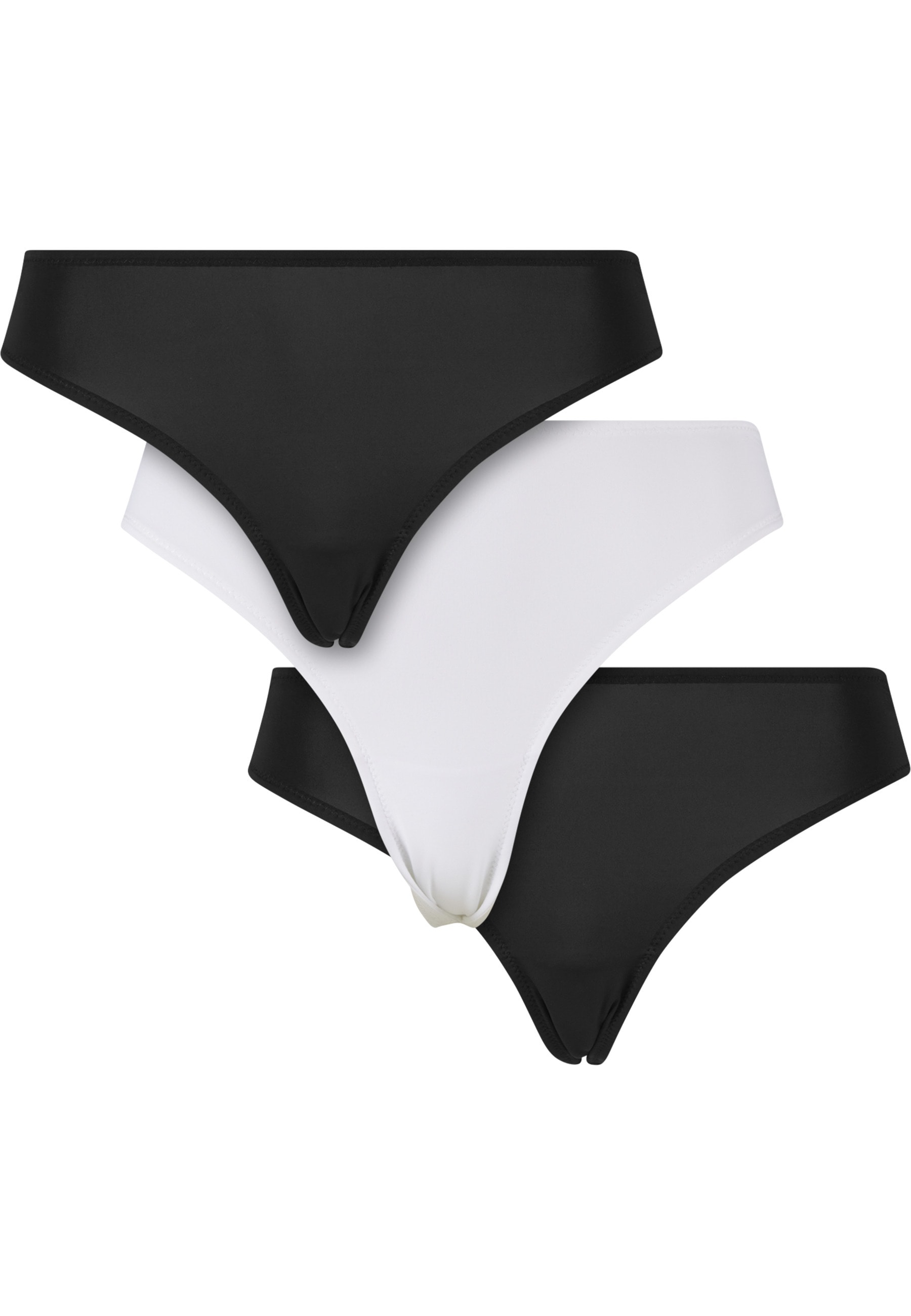 URBAN CLASSICS Panty "Urban Classics Ladies Lace Brazilian 3-Pack"