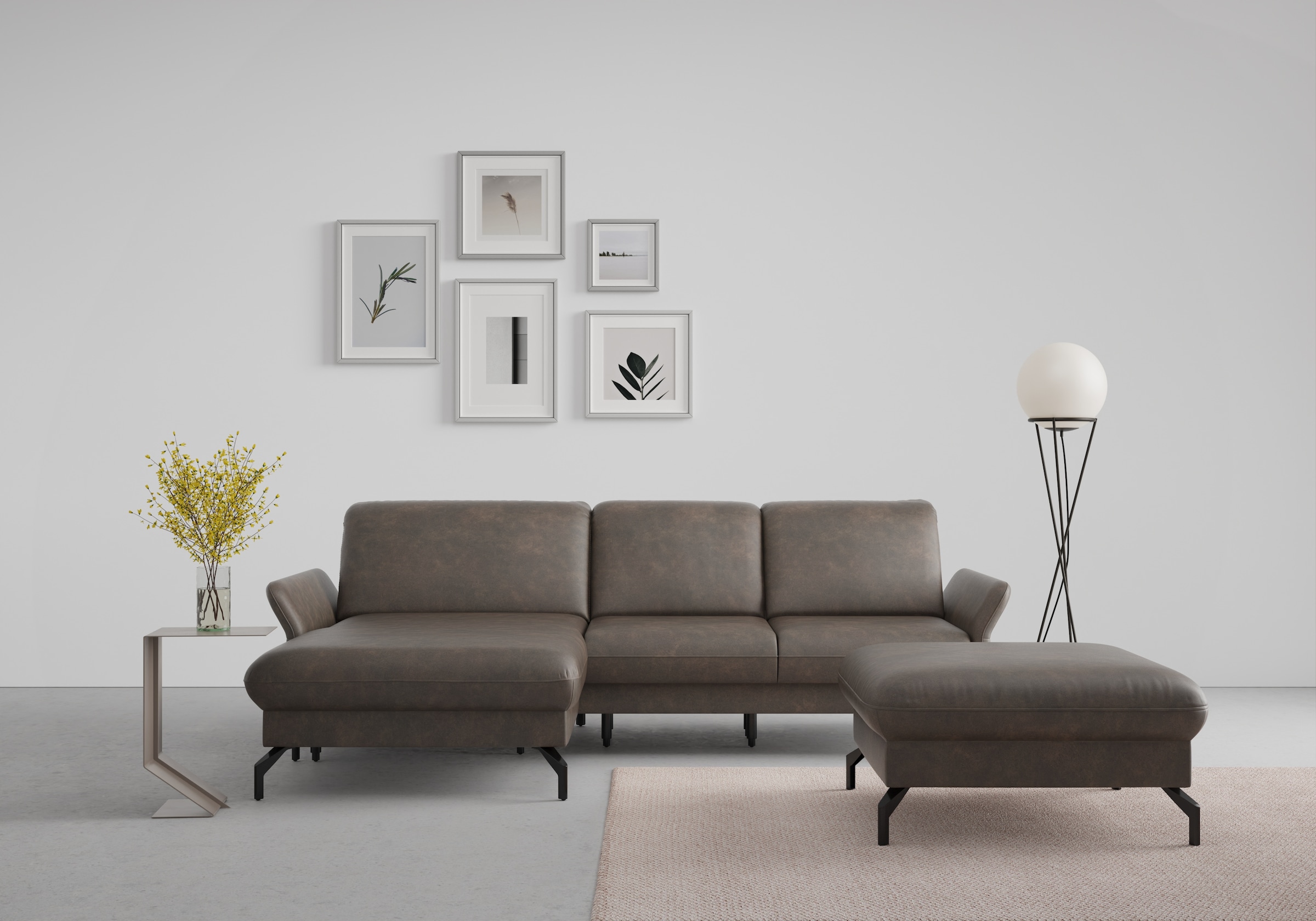 sit&more Ecksofa "Fashion L-Form", wahlweise mit Kopfteilverstellung und Vo günstig online kaufen