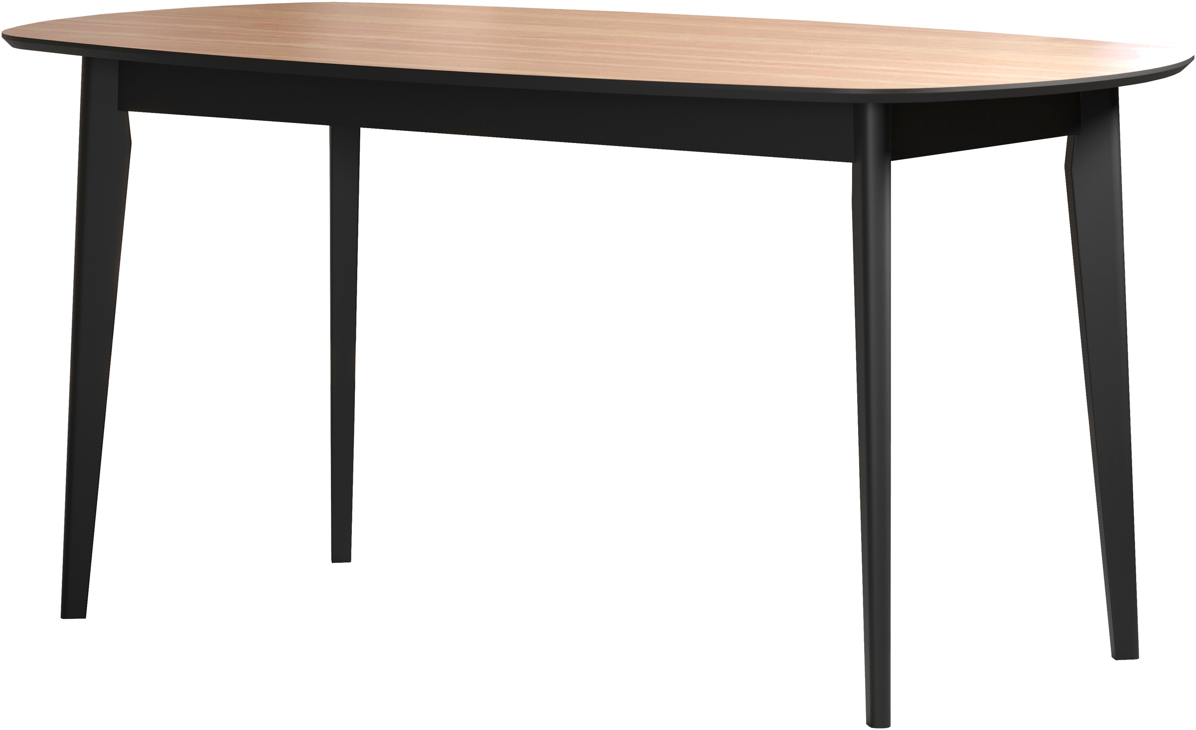 INOSIGN Esstisch "Ronda", (1 St.), Esszimmertisch oval auf Massivholzfüßen günstig online kaufen