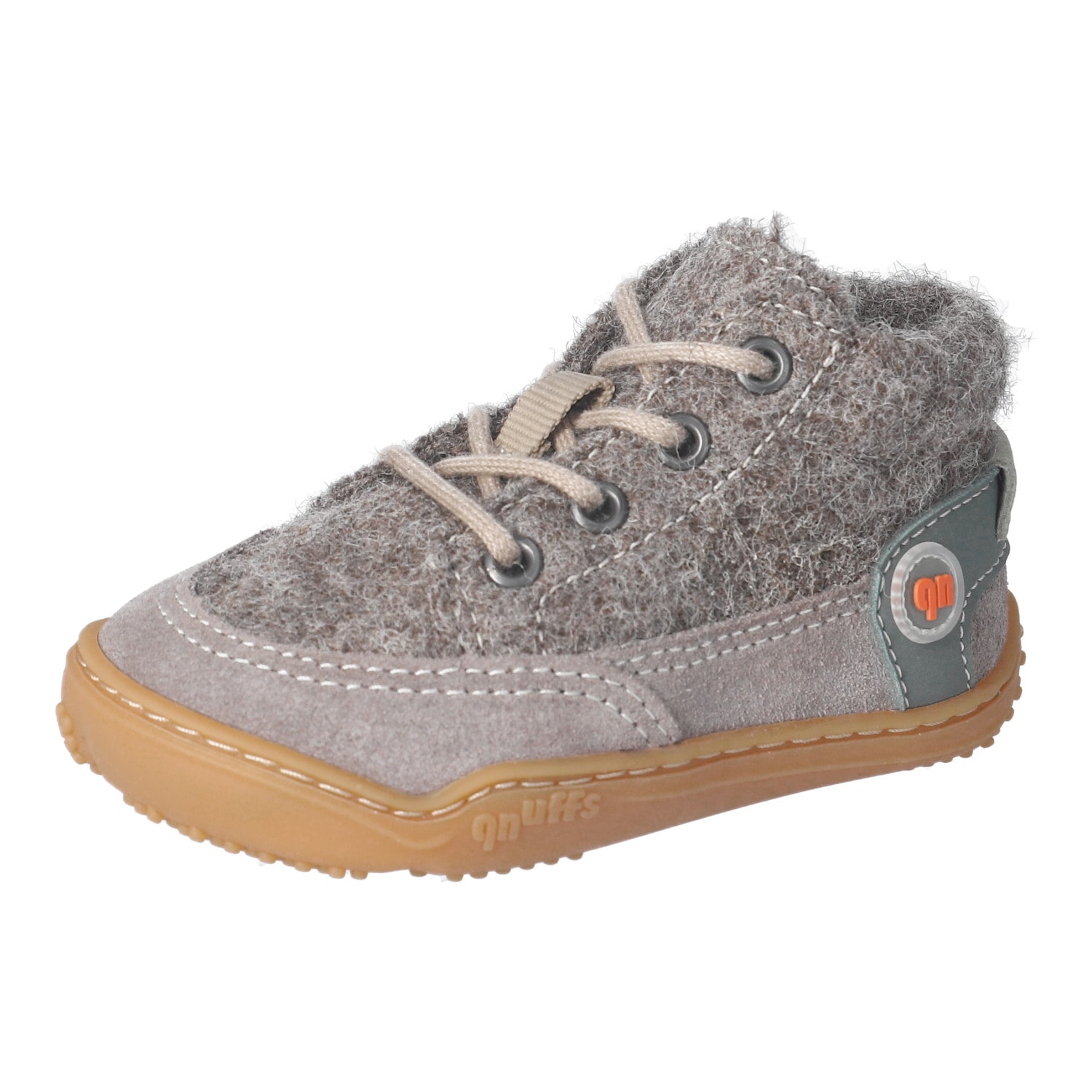 qnuffs "WEIDE" Schnürschuh mit Namenschild an der Rückseite
