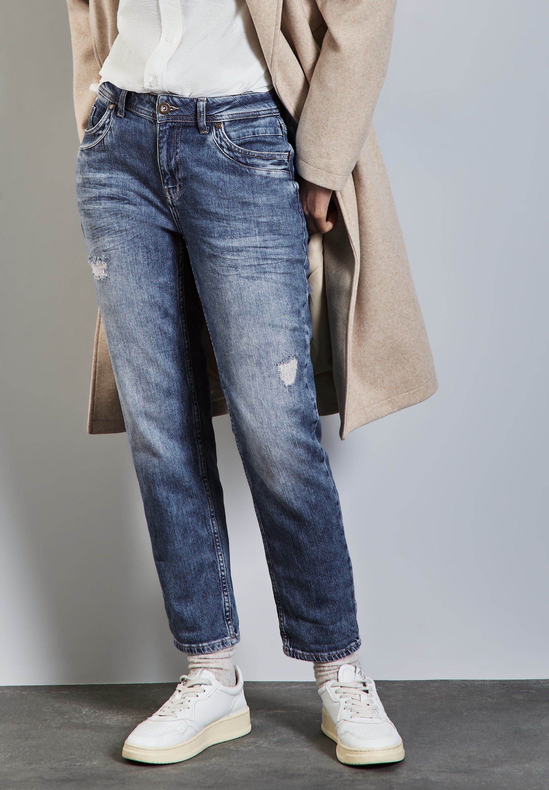 STREET ONE Boyfriend-Jeans, im Five-Pocket Style