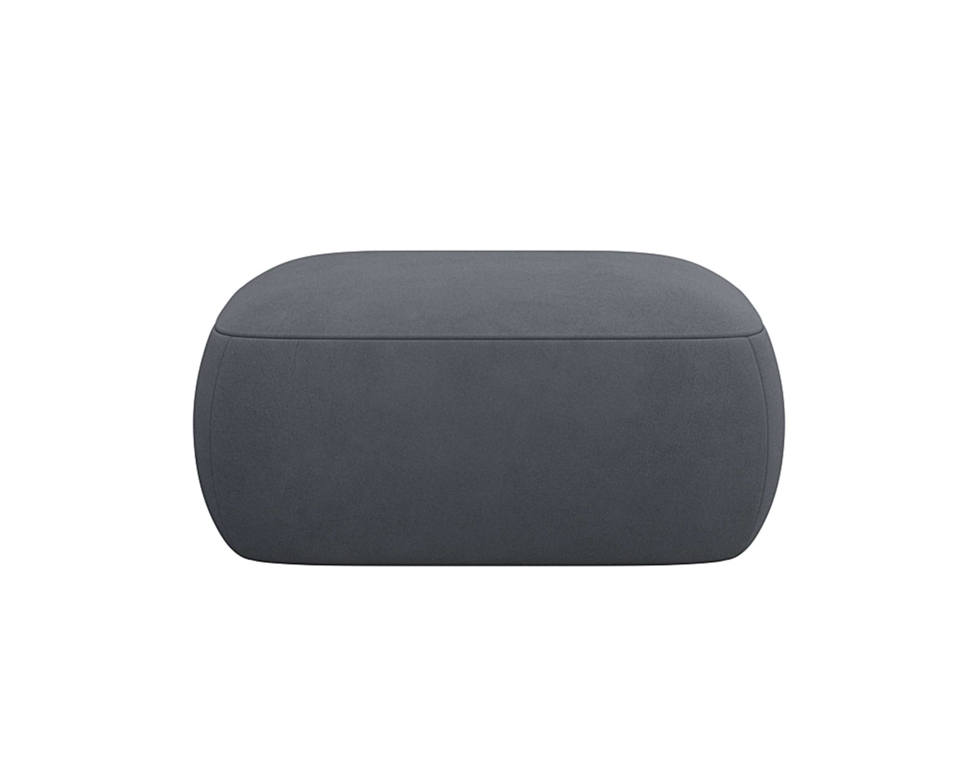 Pouf »Torino, rund, bodennah, Sitzhocker, Polsterhocker«, Modernes, organisches...