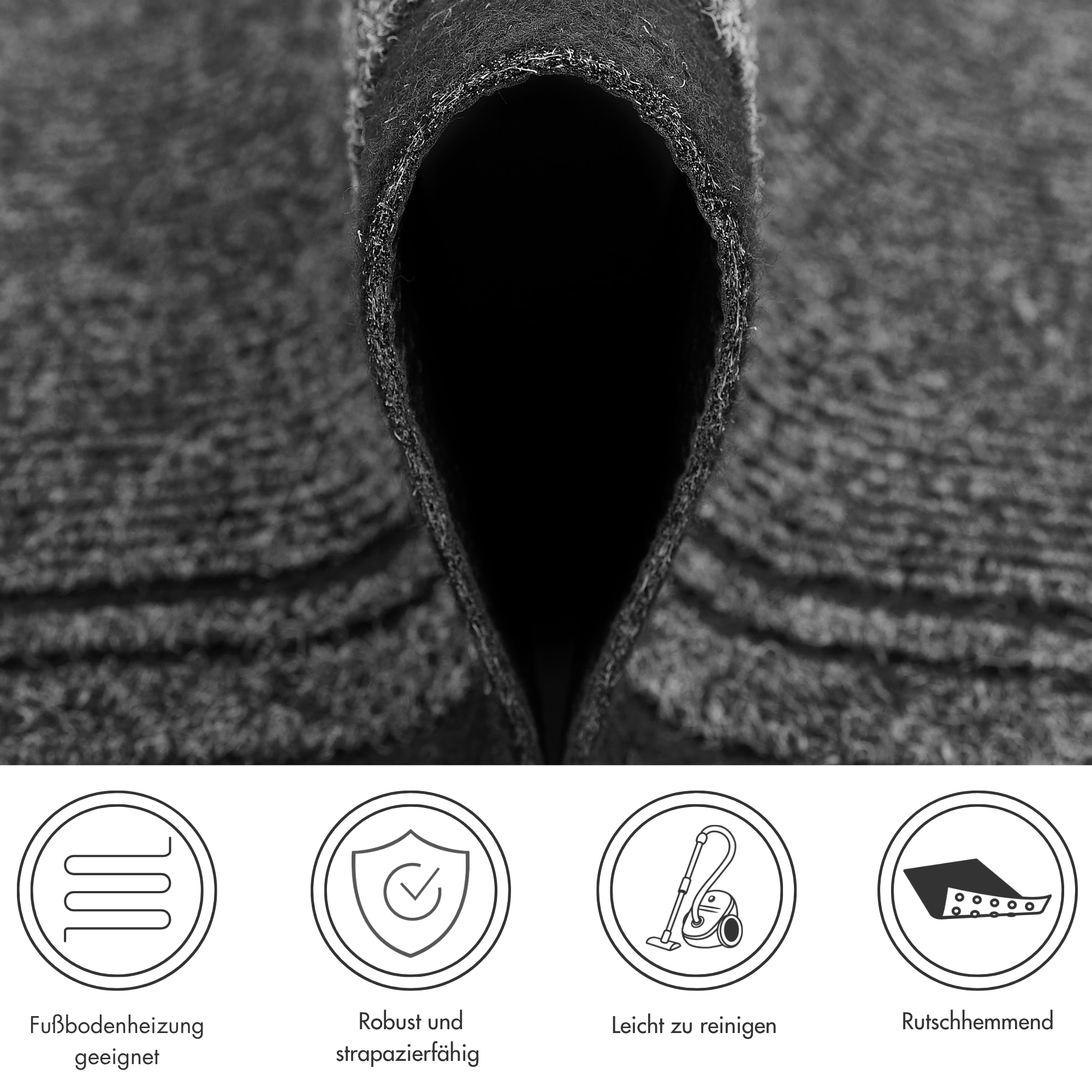 Andiamo Mitch Dirt Trap Runner Anthracite 66x1000cm 2