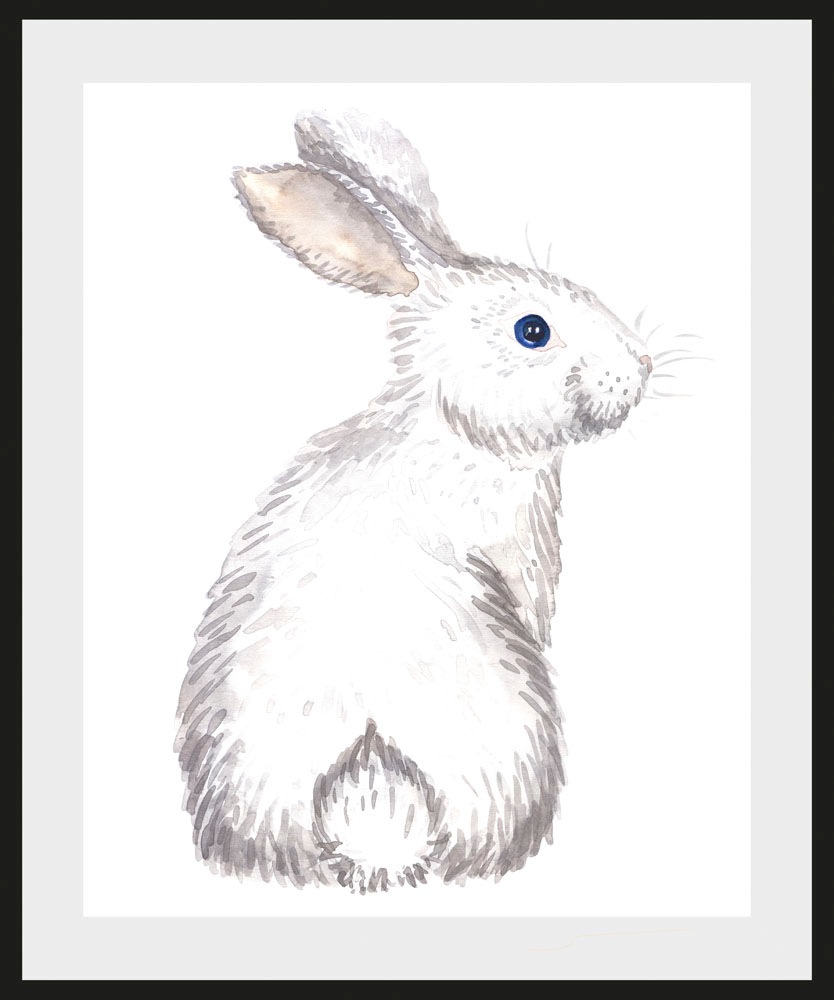 queence Bild "Afiro", Hase-Hasen-Haustiere-Kunst-Ostern-Blumen, (1 St.), 50 günstig online kaufen