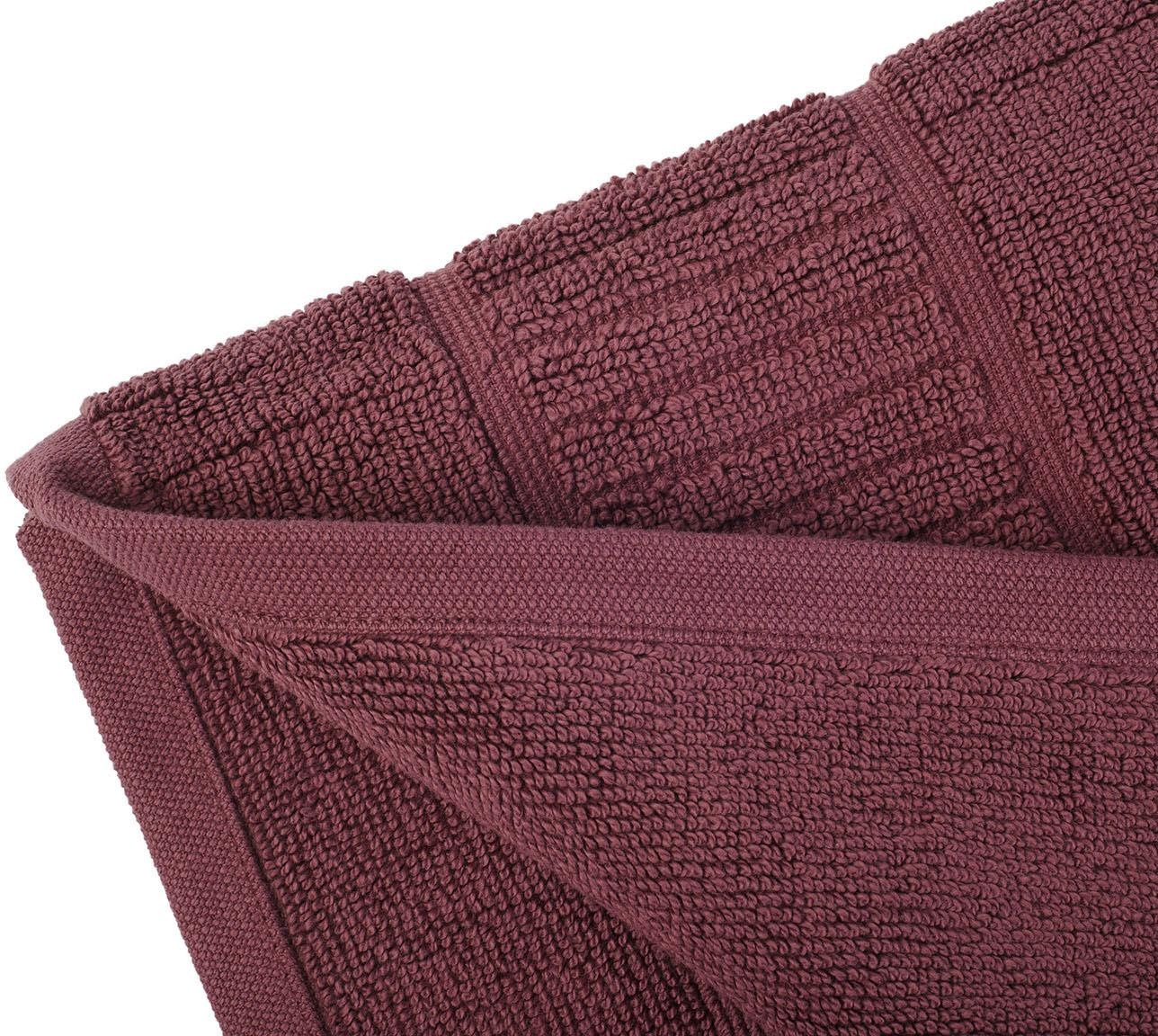 Thumbnail - Gözze Badematte "BIO Frottier" Höhe 7 mm beidseitig nutzbar  fußbodenheizungsgeeignet Badvorleger, Frottier-Qualität, mi...