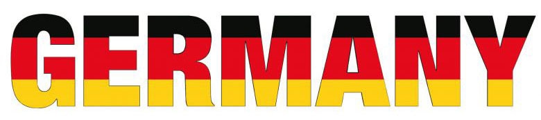 Wall-Art Wandtattoo »Fußball Germany bestellen (1 BAUR St.) Schriftzug«, 