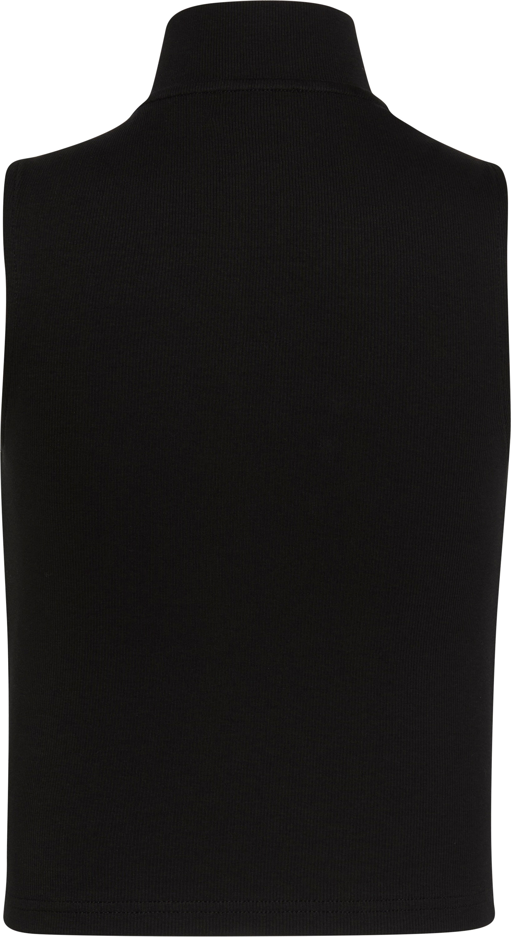 Calvin Klein Jeans Tanktop »A- WOVEN LABEL SL QZ TOP«, Mit Rundhalsausschnitt
