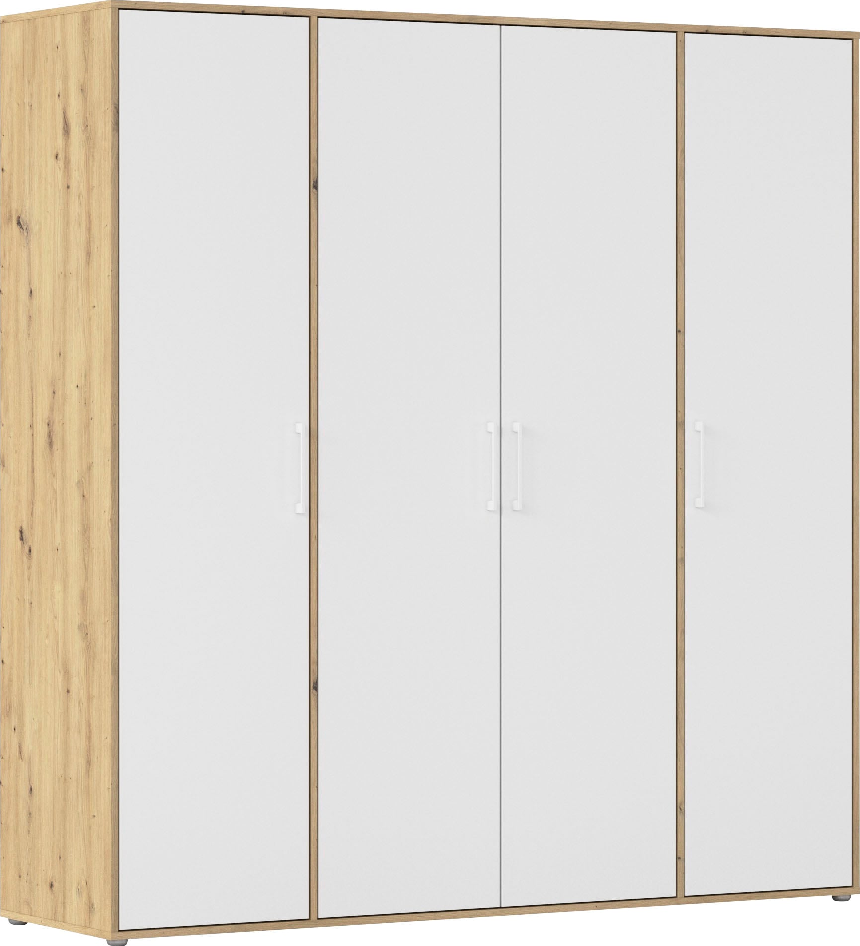 rauch Kleiderschrank "VOYAGER Garderobe Wäscheschrank Schlafzimmer" in 3 verschiedenen Ausstattungen BASIC/CLASSIC/PREMIUM, mit 2 modernen Griffvarianten, viel Stauraum MADE IN GERMANY