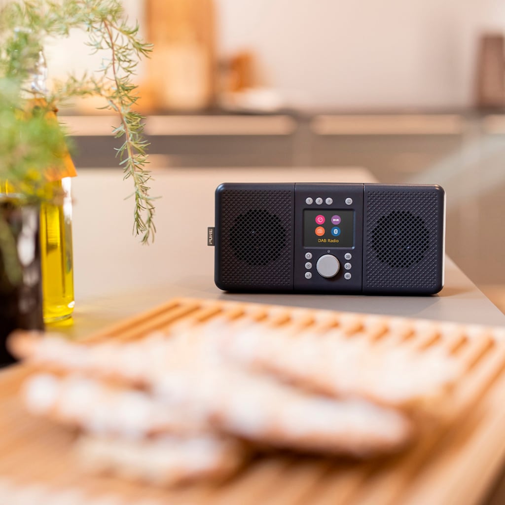 Pure Digitalradio (DAB+) »Elan Connect+«, (Bluetooth Digitalradio (DAB+)-UKW mit RDS-Internetradio 5 W)