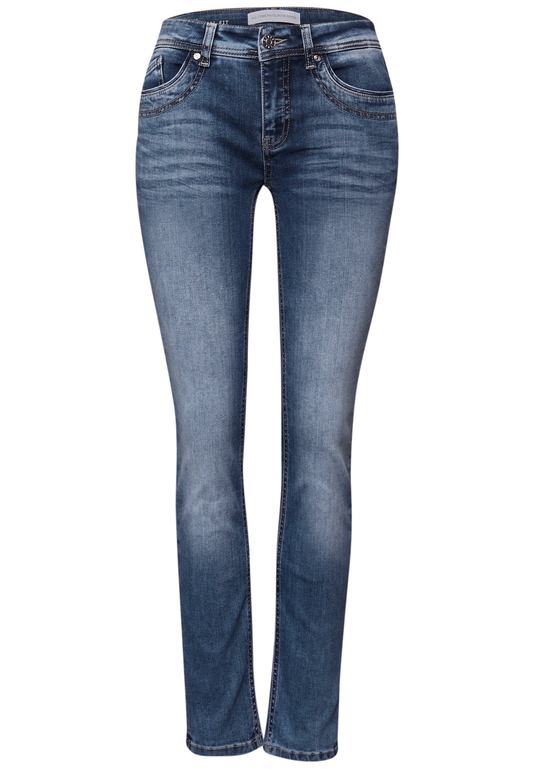 STREET ONE Comfort-fit-Jeans Middle Waist