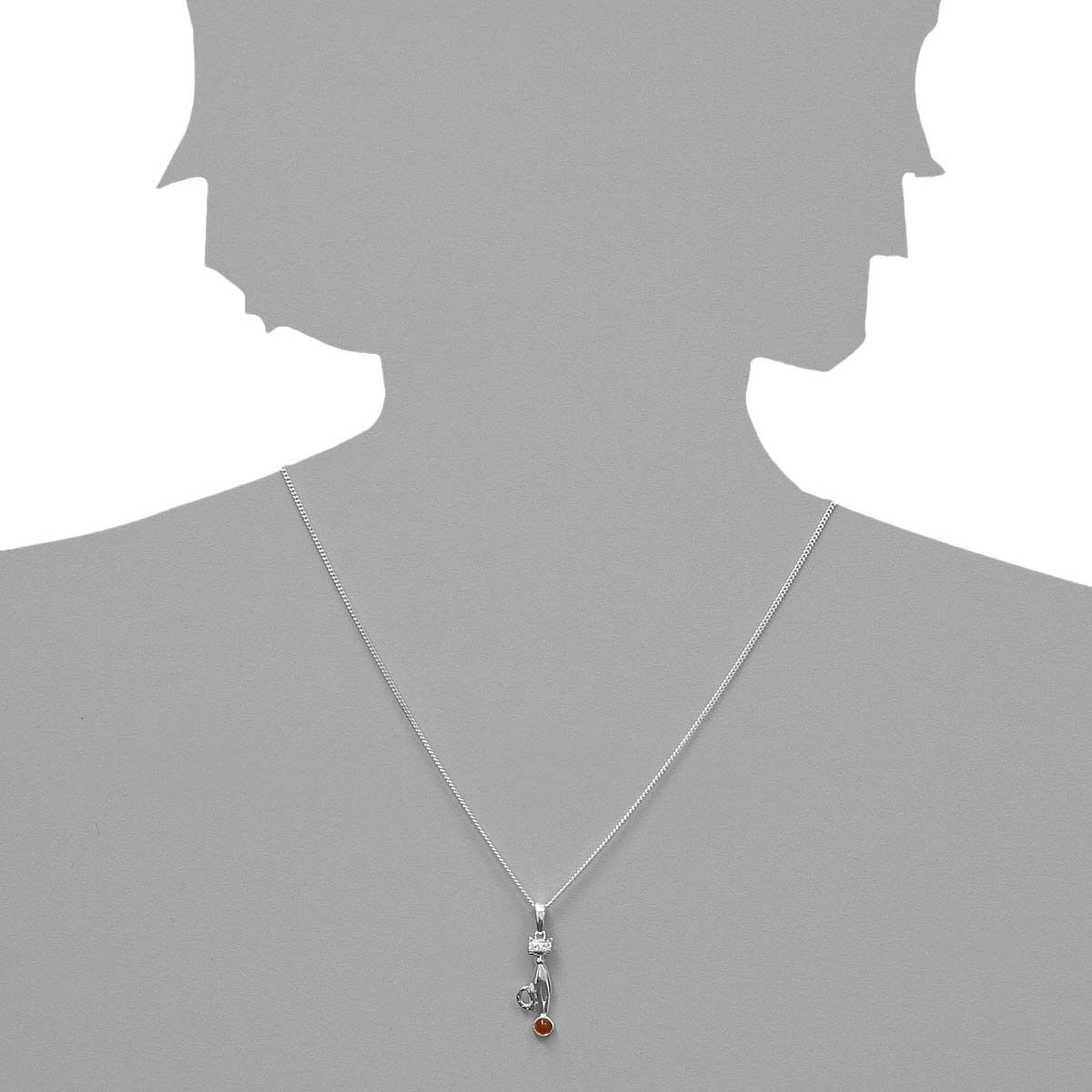 OSTSEE-SCHMUCK Kettenanhänger »Ostsee-Schmuck Anhänger Katze Anhänger Katze«, (1 tlg.)