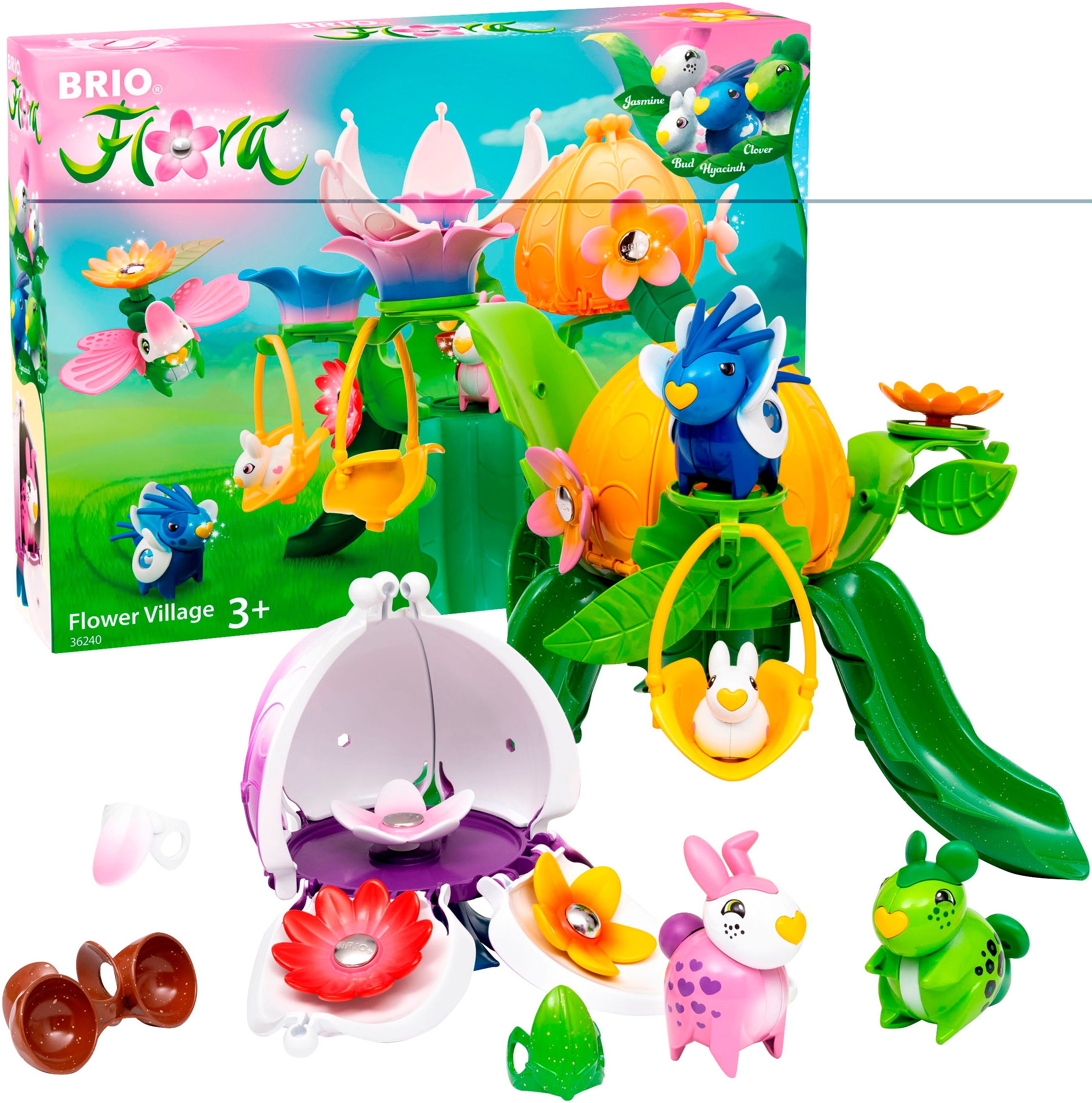 BRIO® Spielwelt »BRIO Flora, Starter-Set Blumendorf (36240)«, (25 tlg.)
