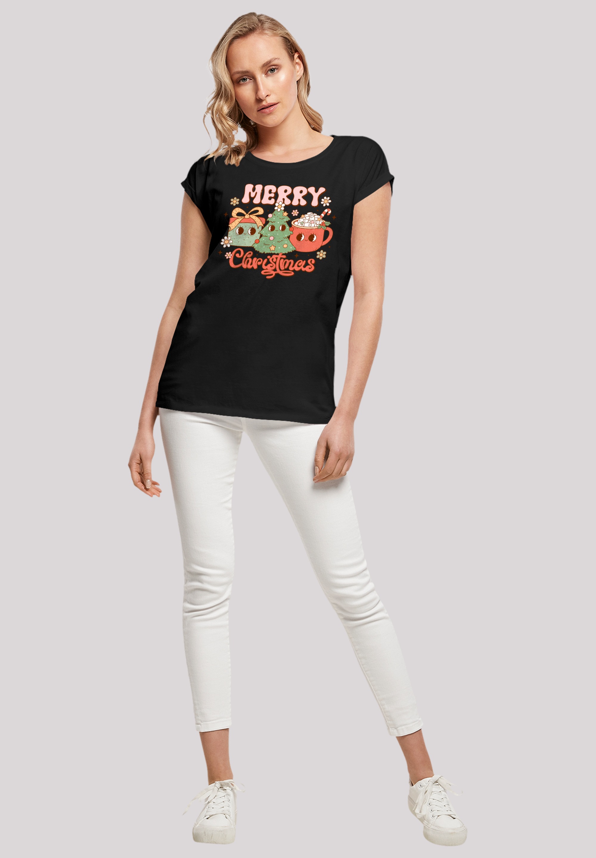 F4NT4STIC T-Shirt »Merry Weihnachten Cozy And Cute«, Premium Qualität, Weihnachts-Kollection
