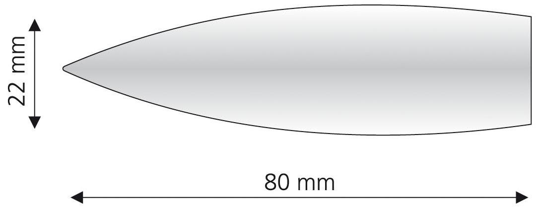 Liedeco Gardinenstangen-Endstück "Bullet" für Gardinenstangen Ø 16 mm günstig online kaufen