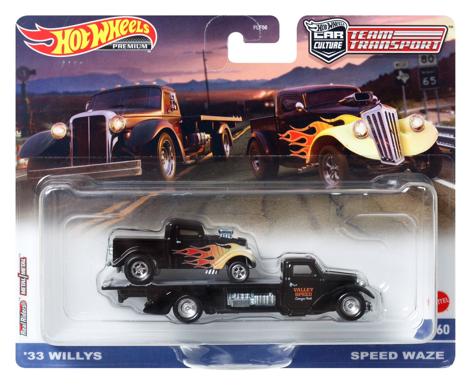 Hot Wheels Spielzeug-Auto »Hot Wheels Premium Car Team Transport Sortiment« im Maßstab 1:64, Variante nicht wählbar