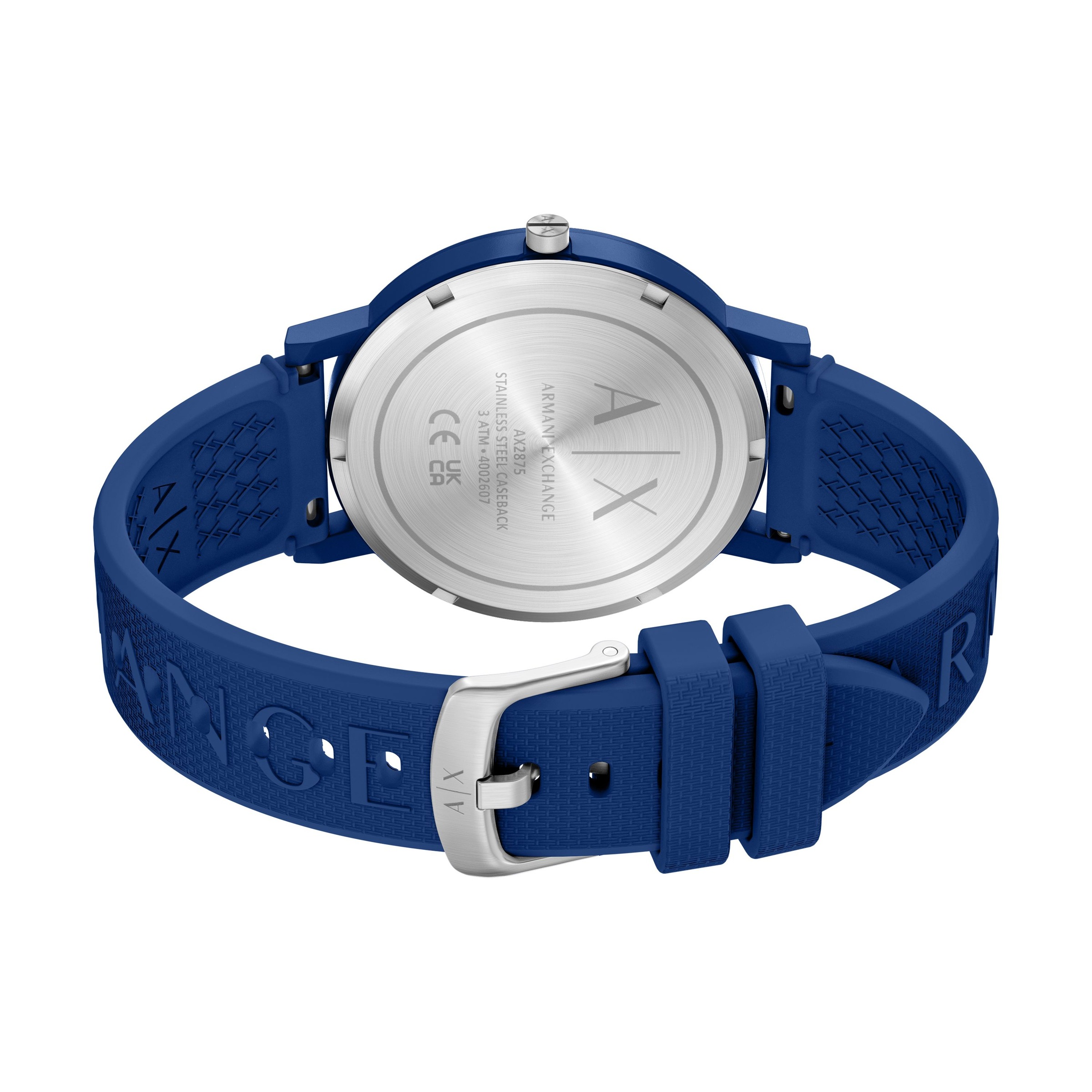 ARMANI EXCHANGE Quarzuhr Armbanduhr, Silikonarmband, analog
