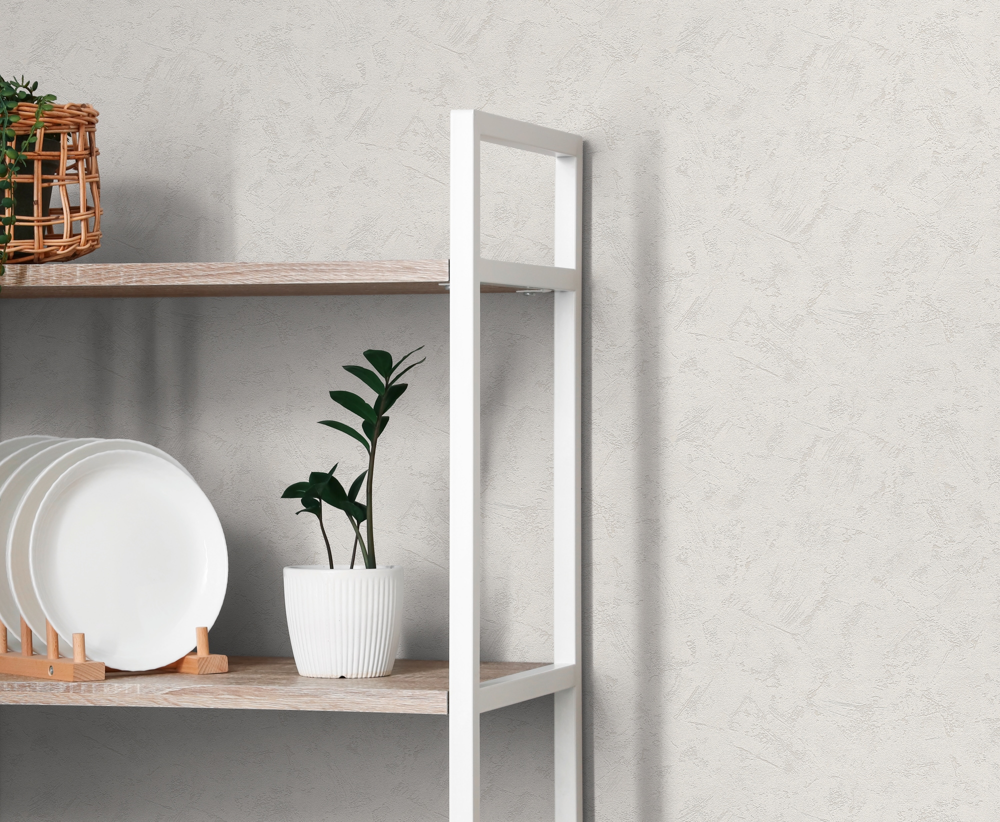 A.S. Création Vliestapete »Attractive 3 Loft Putzstruktur« matt | uni aufgeschäumt glänzend, strukturiert