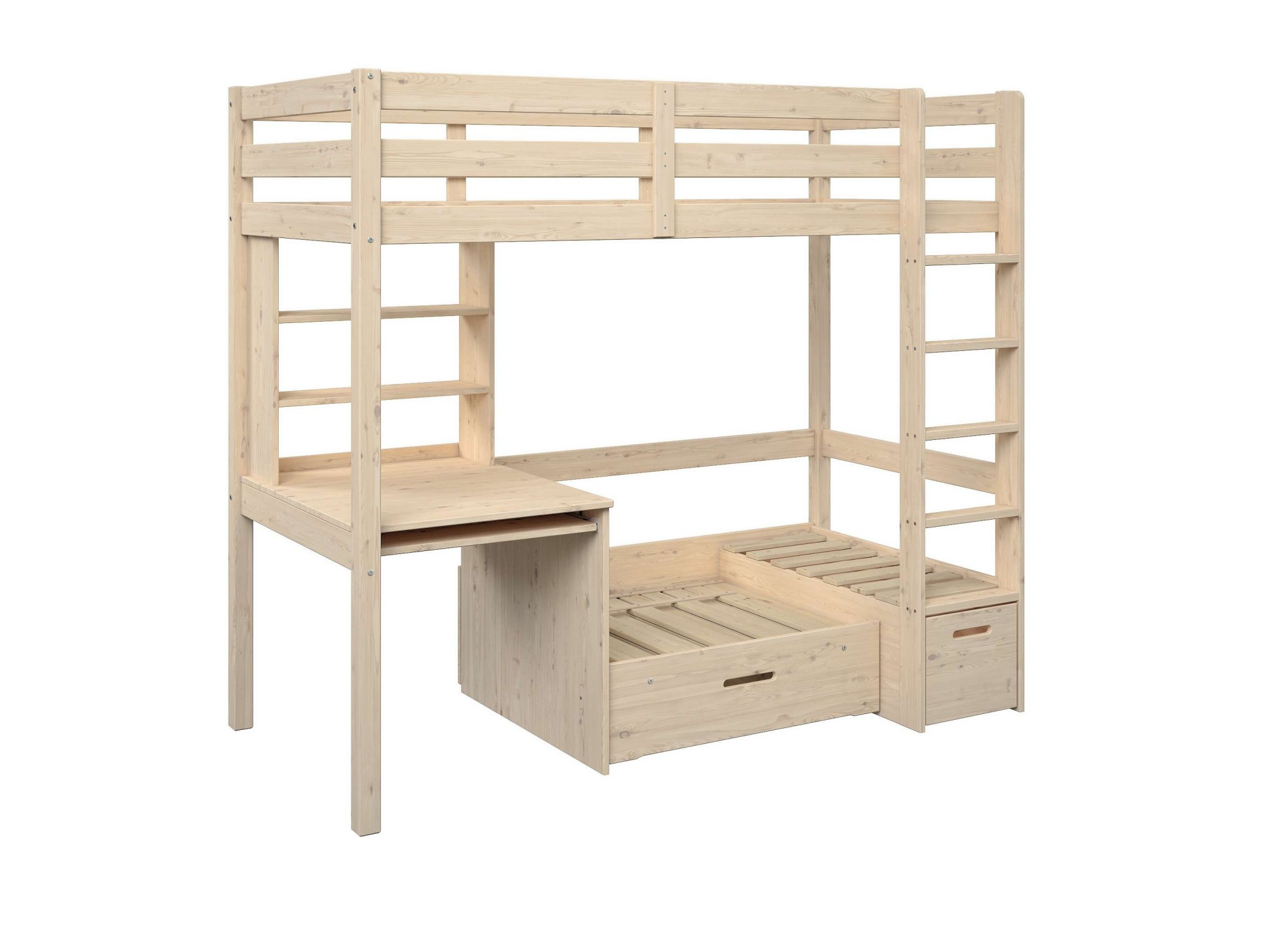 Lüttenhütt Etagenbett "HENNE TOPSELLER Hochbett, Ideal für kleine Räume, 2 günstig online kaufen