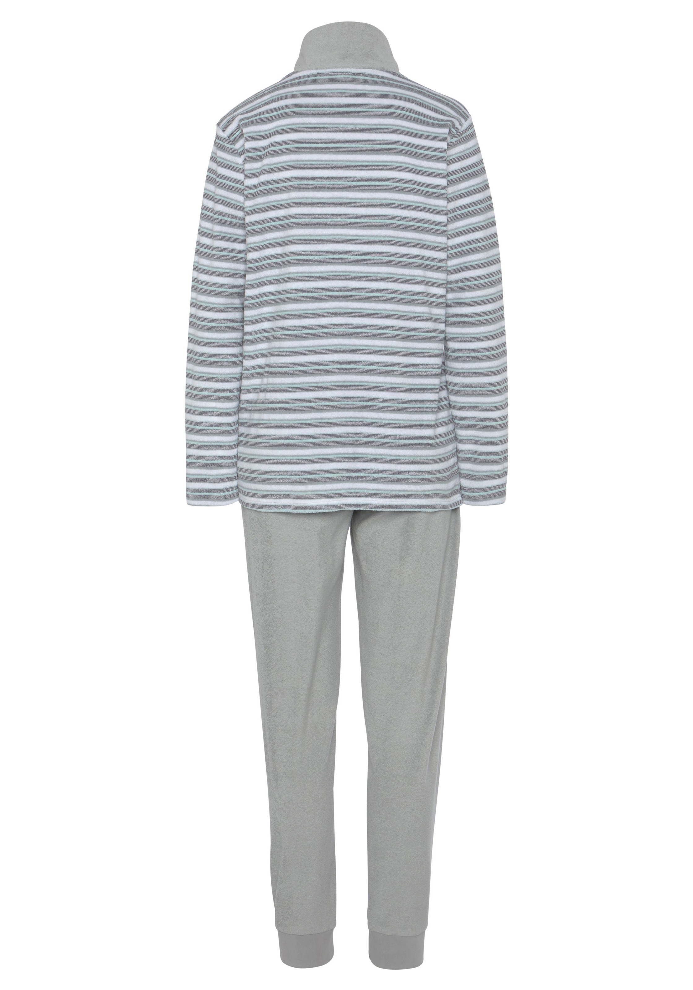 Thumbnail - Vivance Dreams Pyjama, (2 tlg.), aus weichem Frottée mit Reißverschluss