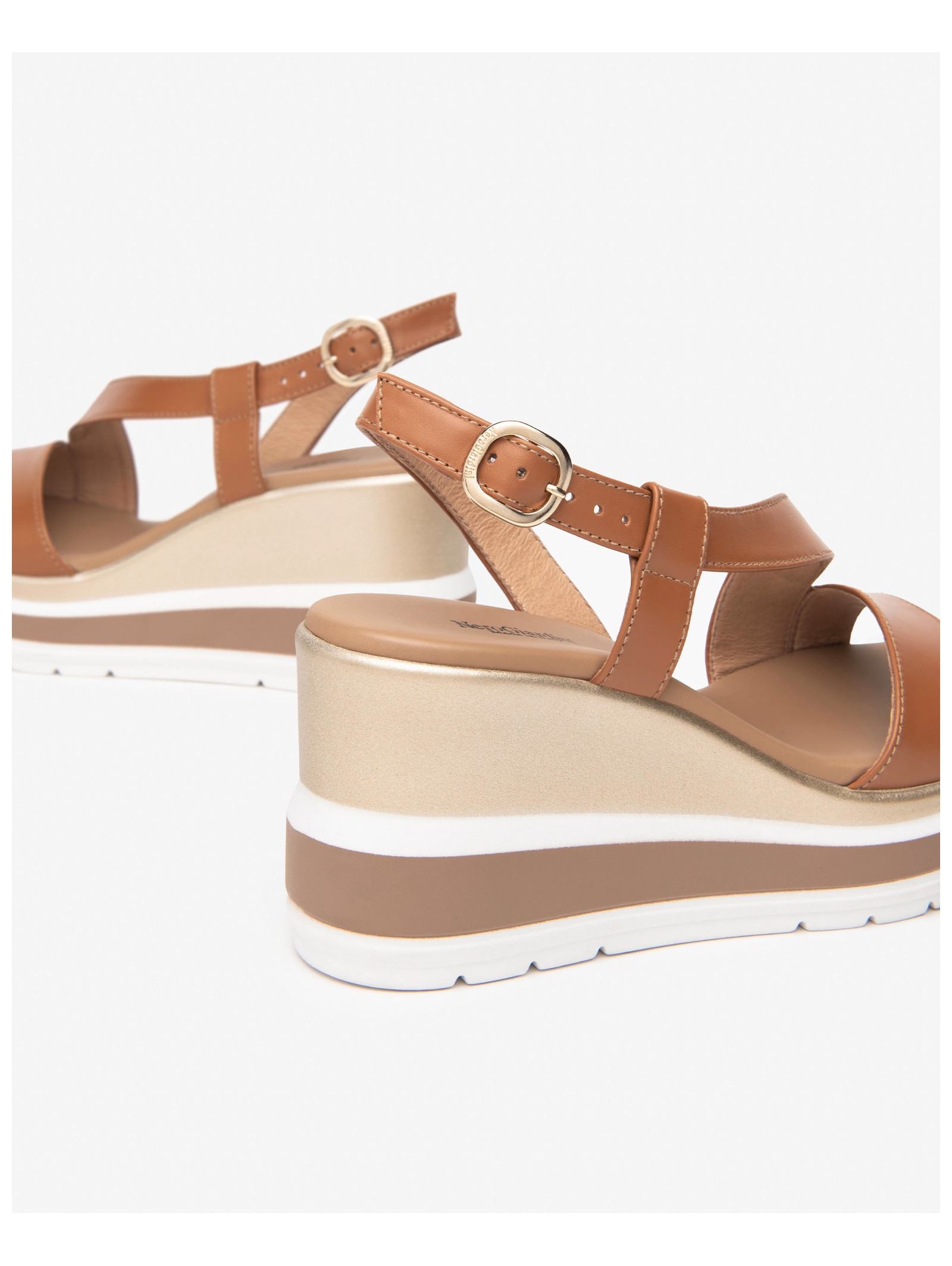 Nero Giardini Keilsandalette »Nero Giardini Sandalen Leder«